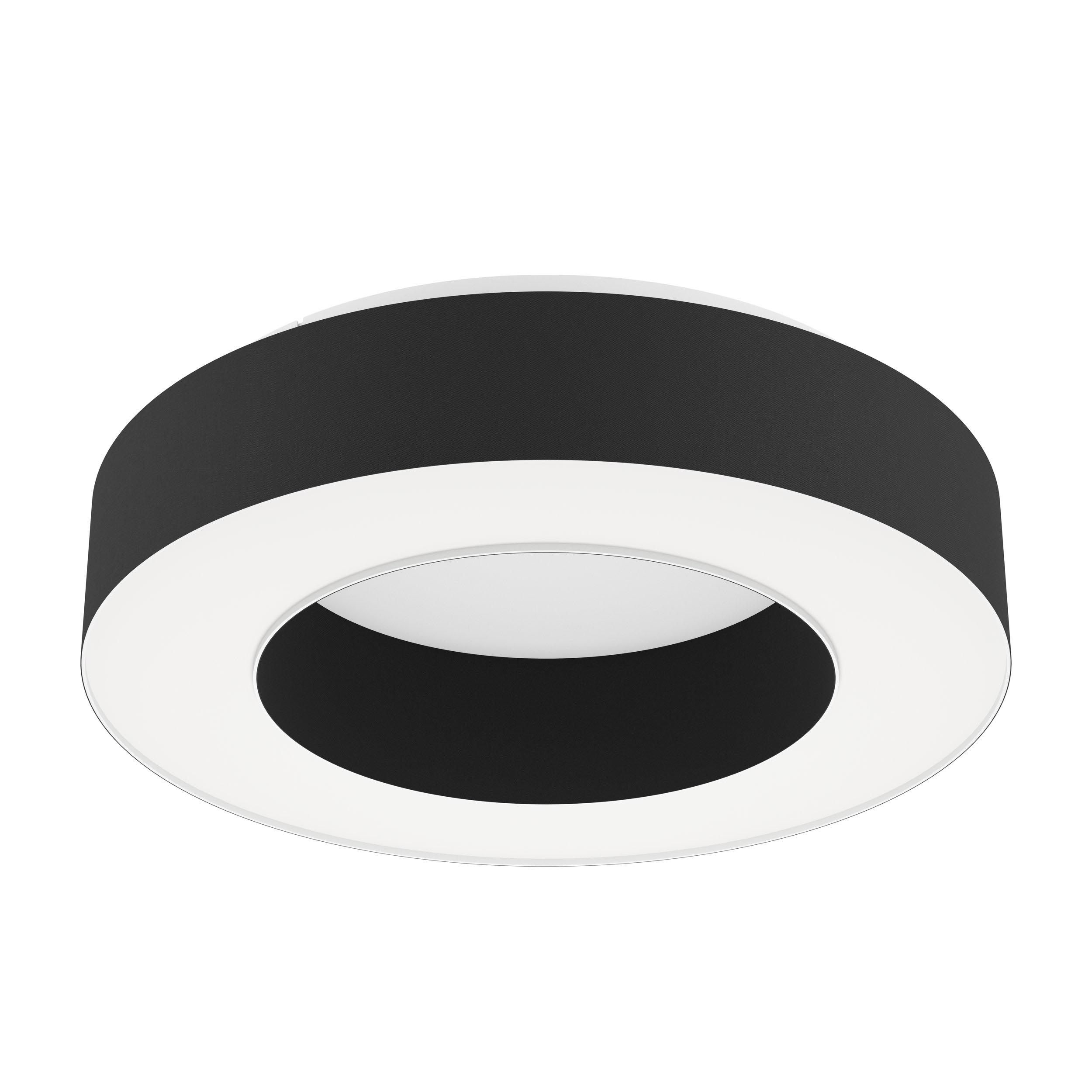 Plafonnier tissu noir GUAMARE LED INT 2X34W