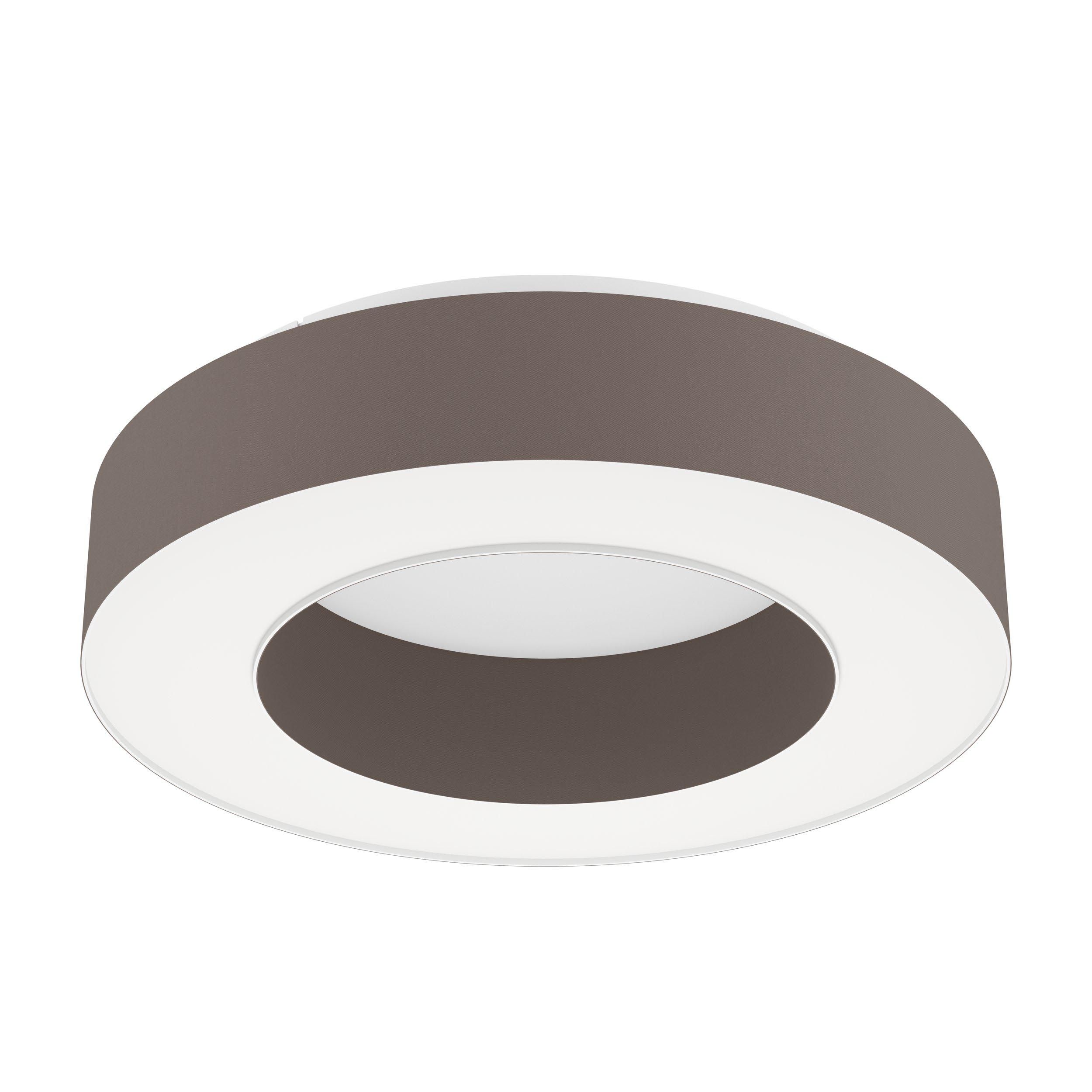 Plafonnier tissu marron GUAMARE LED INT 1X34W