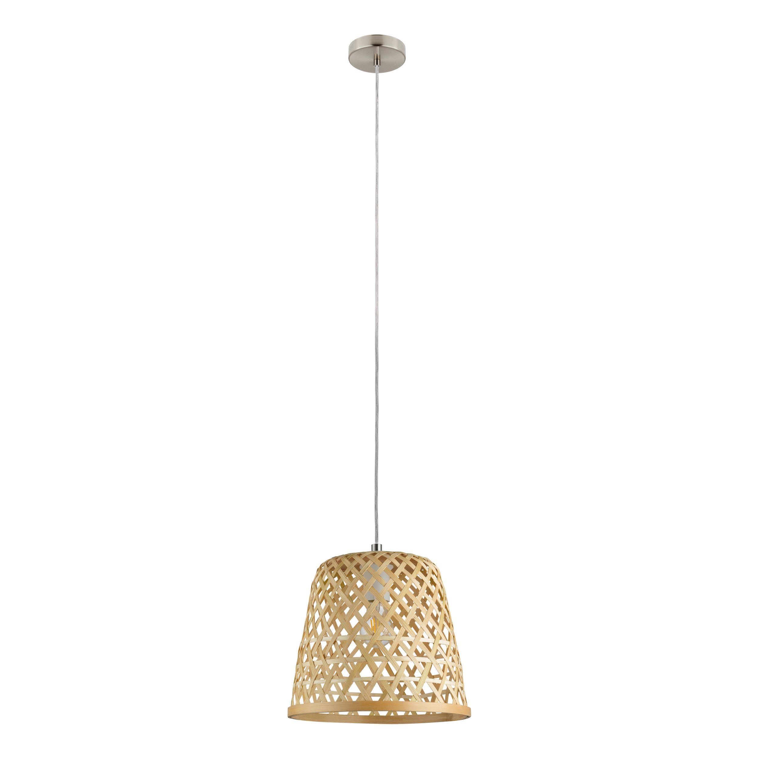 Suspension bambou naturel KIRKCOLM E27 1X60W