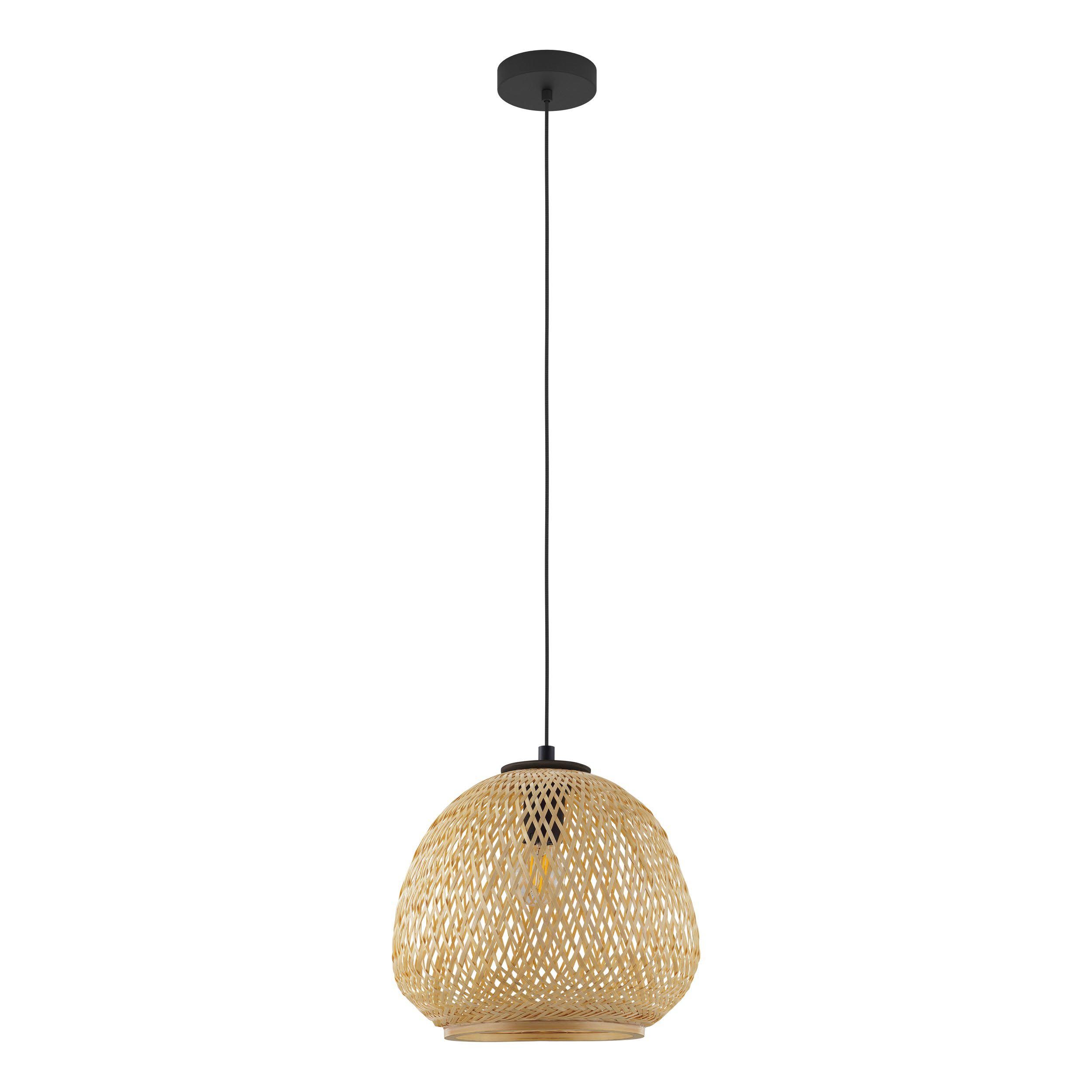 Suspension bois naturel DEMBLEBY E27 1X40W