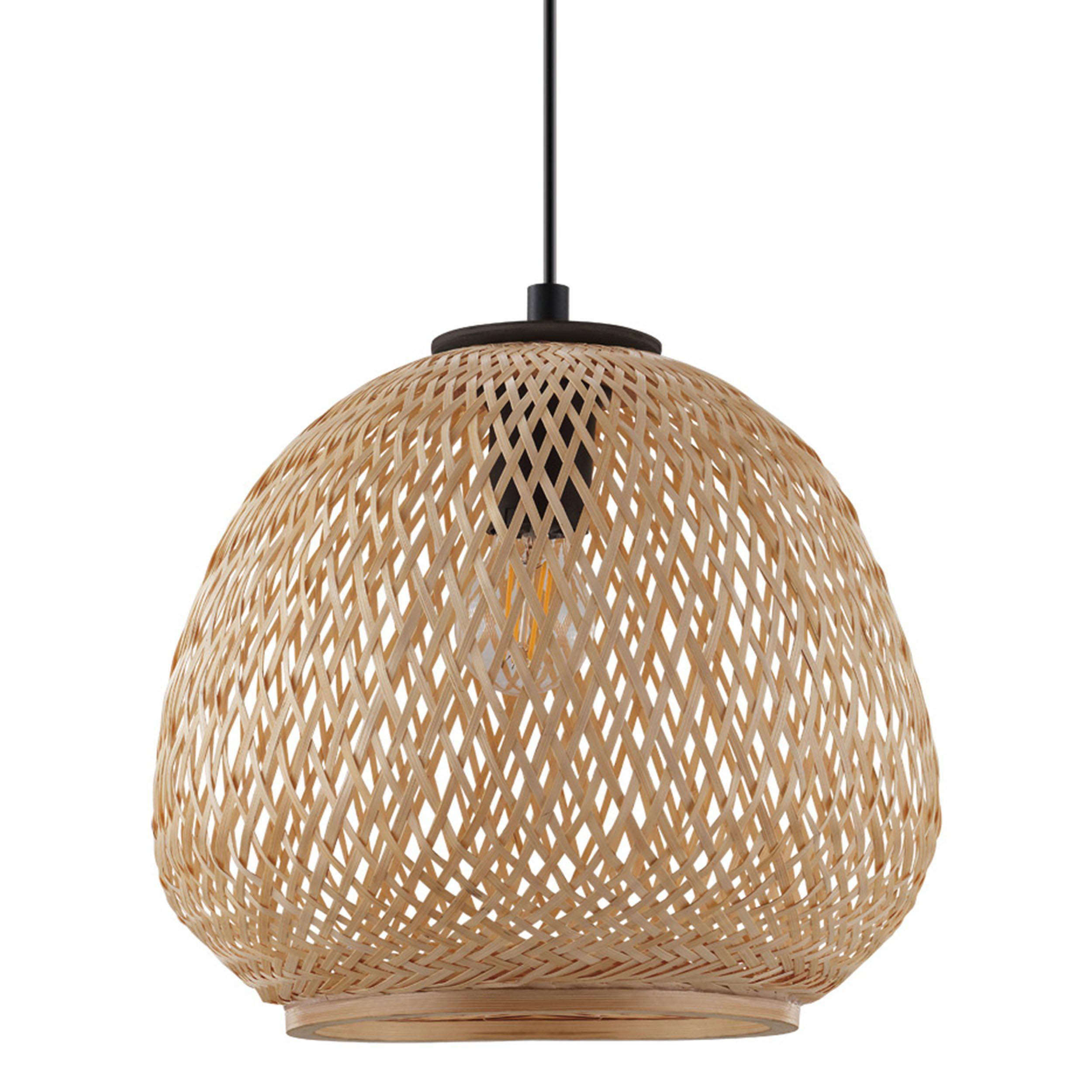 Suspension bois naturel DEMBLEBY E27 1X40W