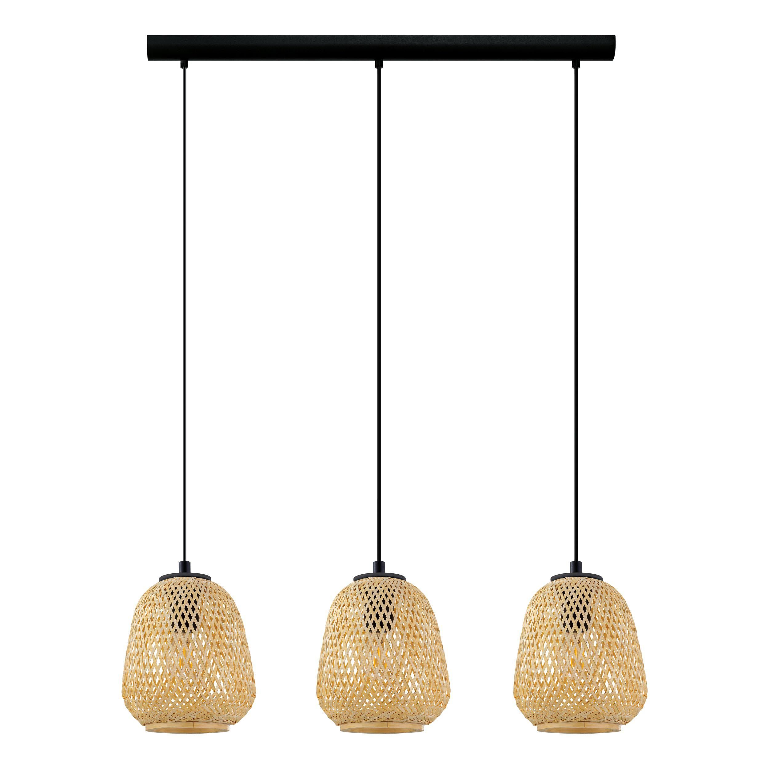 Suspension bois naturel DEMBLEBY E27 3X40W