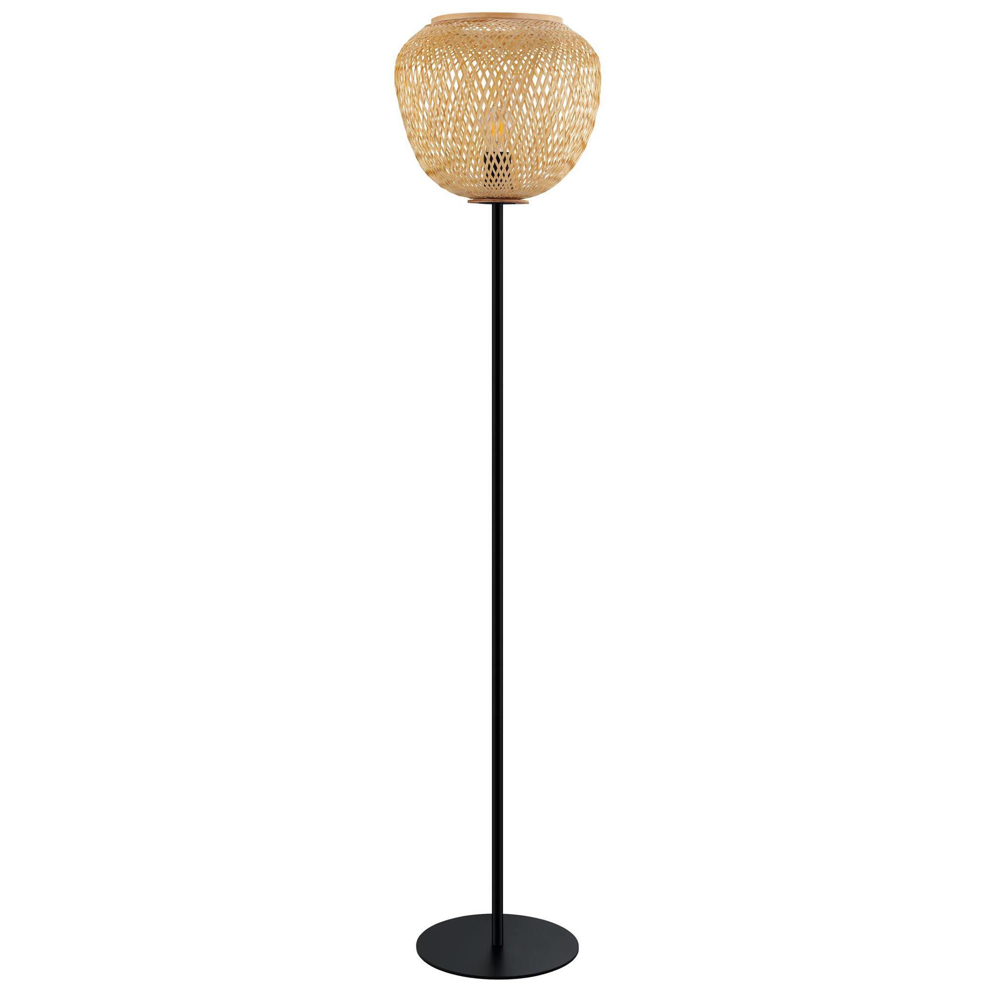 Lampadaire bois naturel DEMBLEBY E27 1X40W