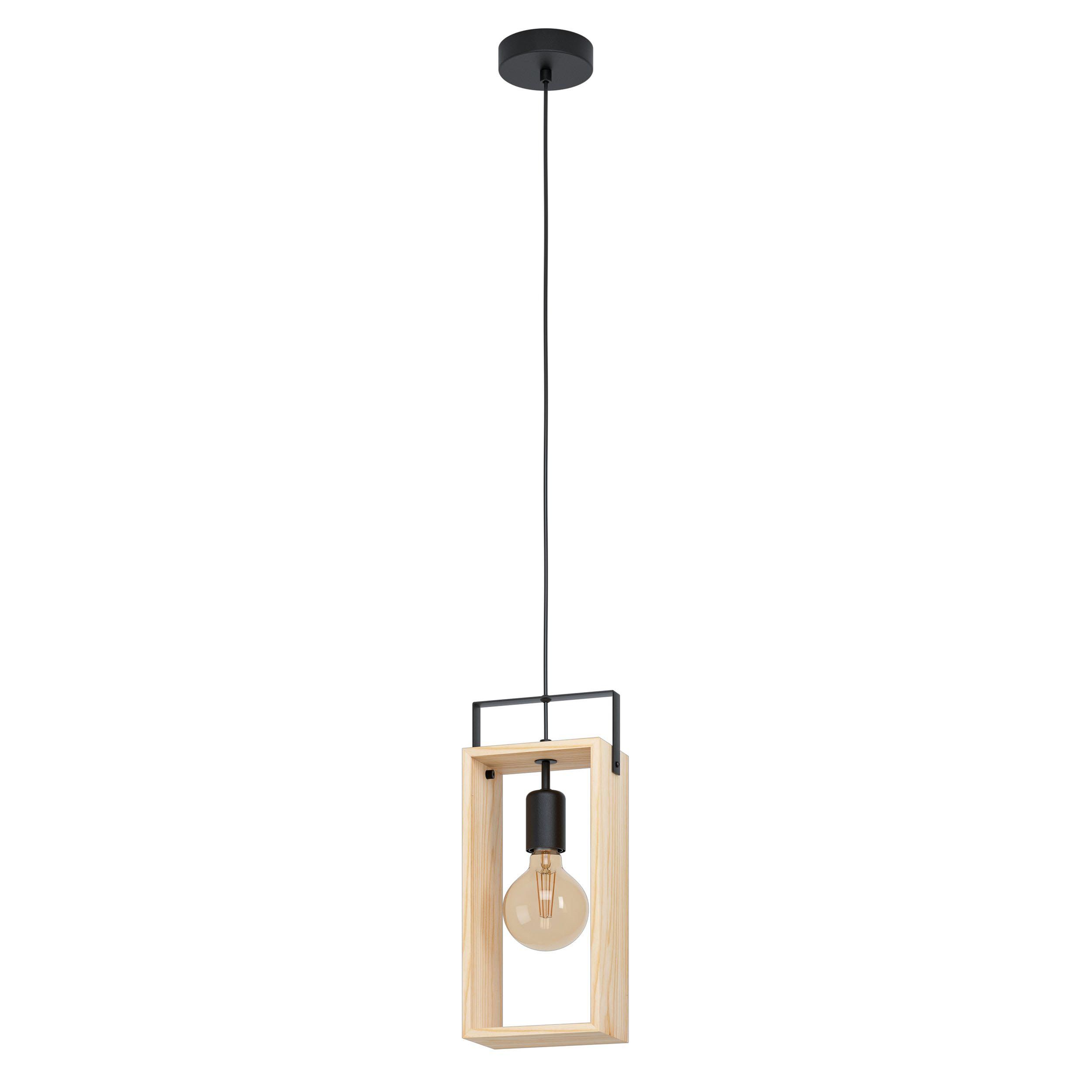 Suspension bois naturel FAMBOROUGH E27 1X40W