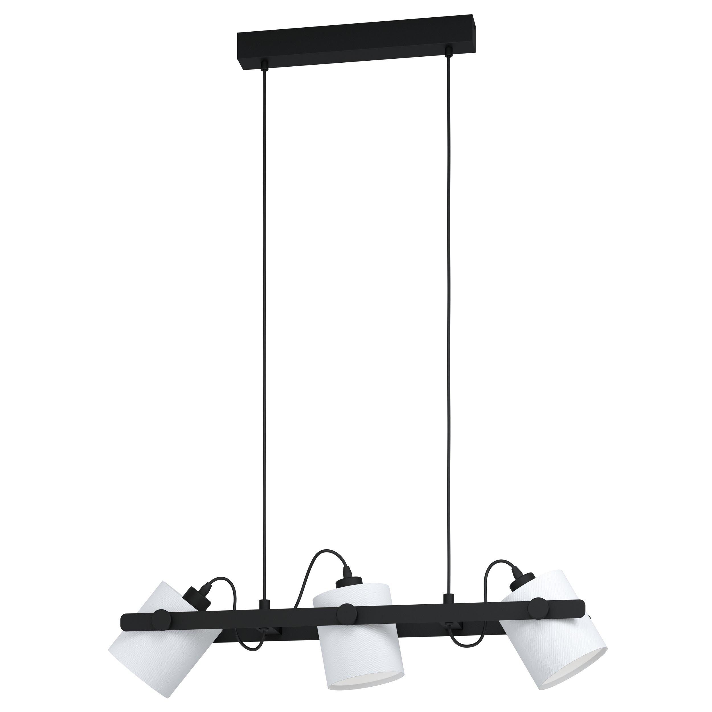 Suspension bois noir HORNWOOD 1 E27 3X28W