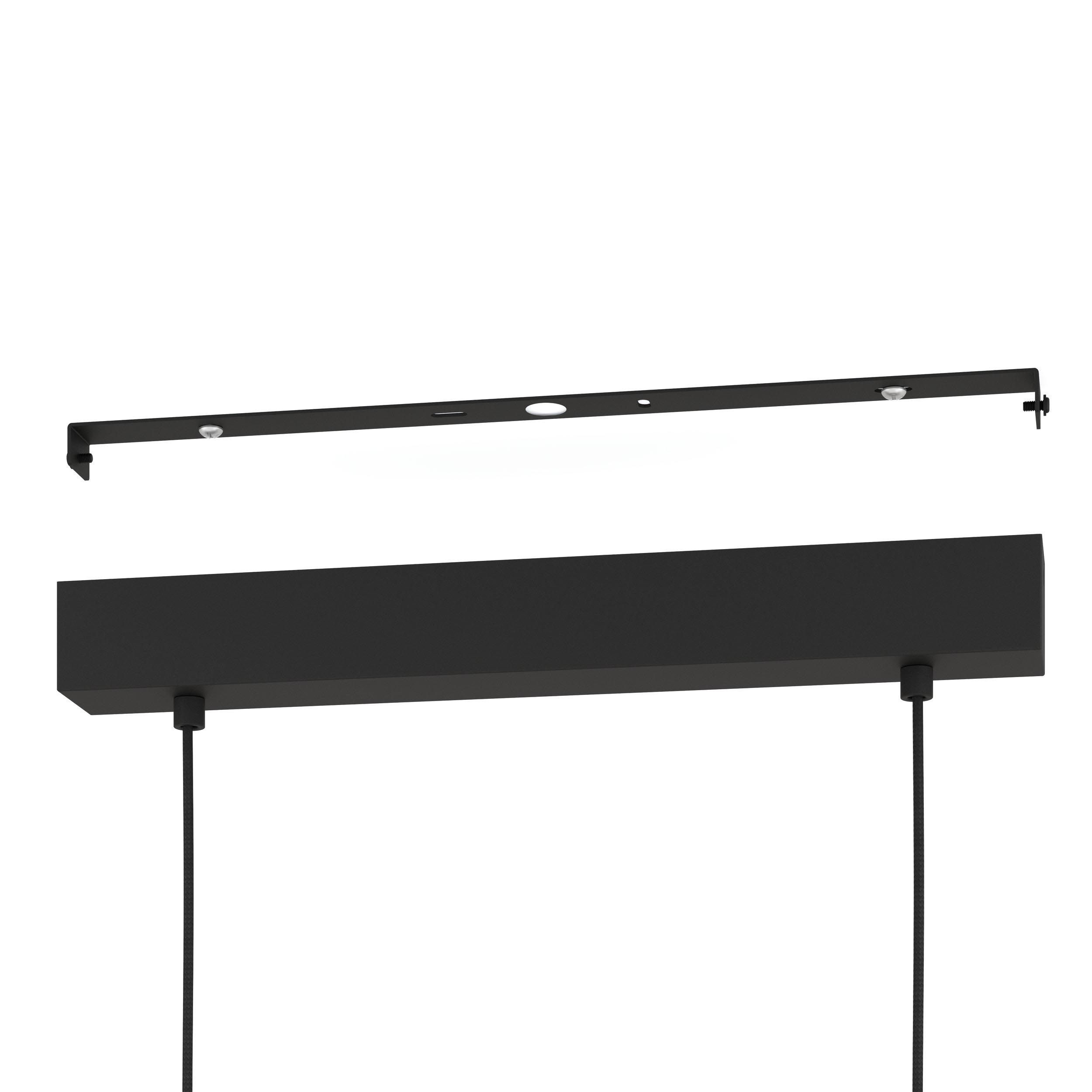 Suspension métal noir SALLICANO E27 3X40W