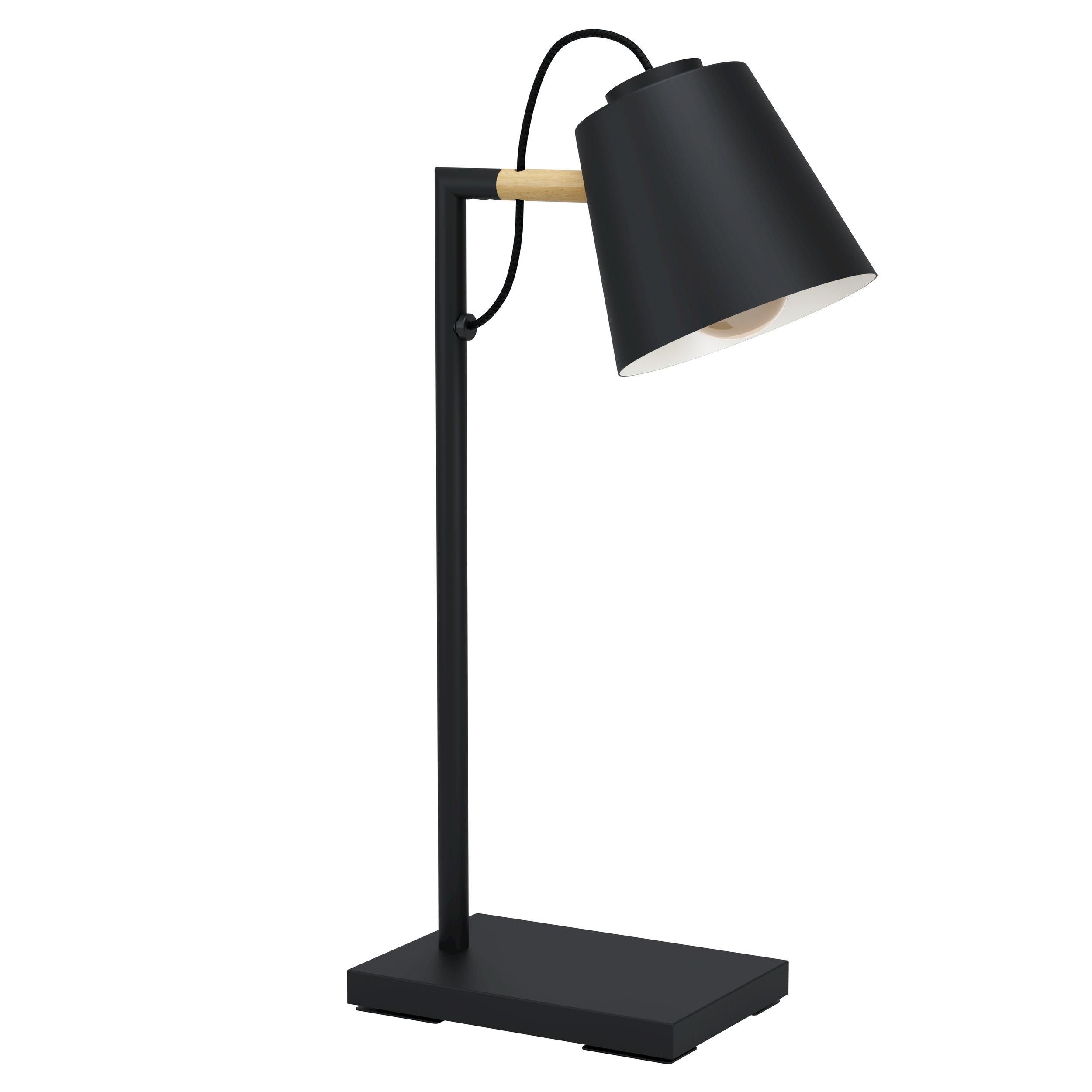 Lampe de bureau métal noir LACEY E14 1X40W