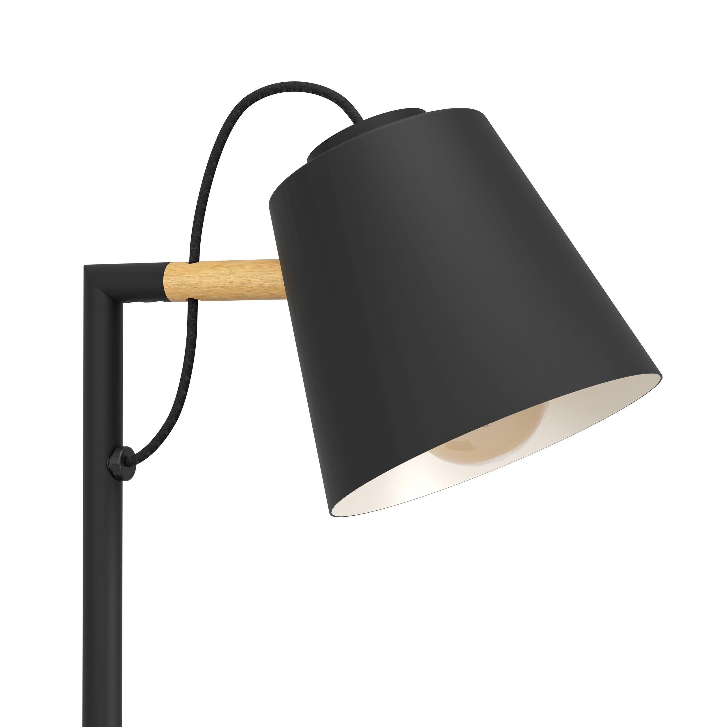 Lampe de bureau métal noir LACEY E14 1X40W