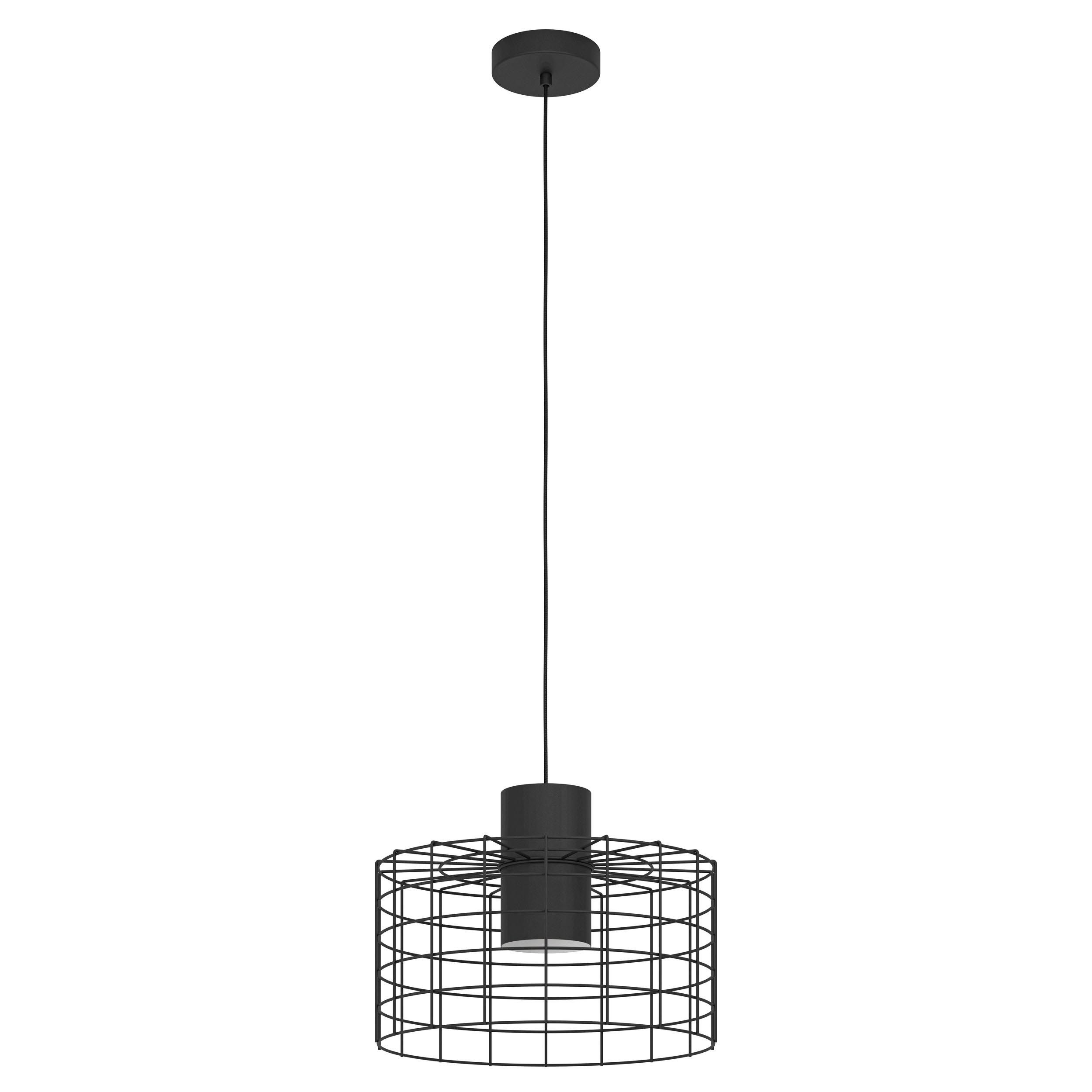 Suspension métal noir MILLIGAN D38CM E27 1X40W