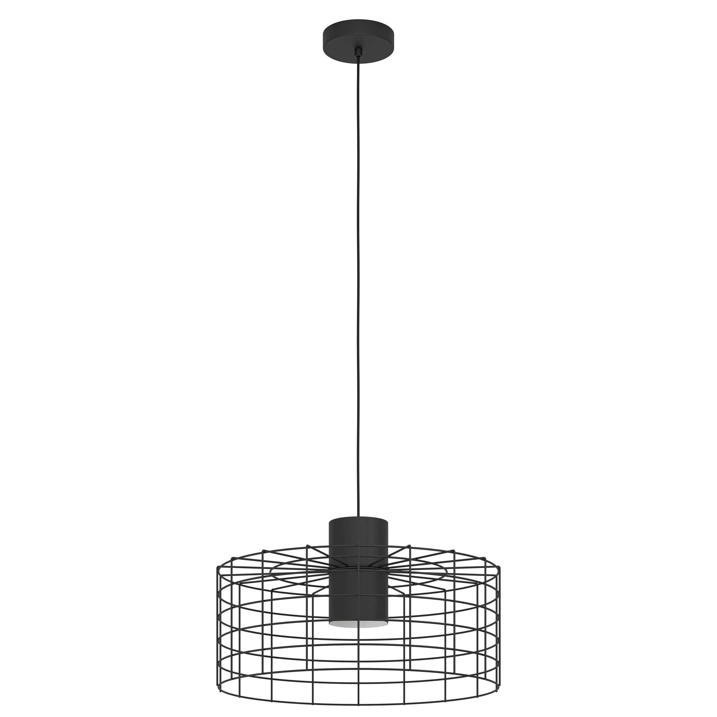 Suspension métal noir MILLIGAN D48CM E27 1X40W