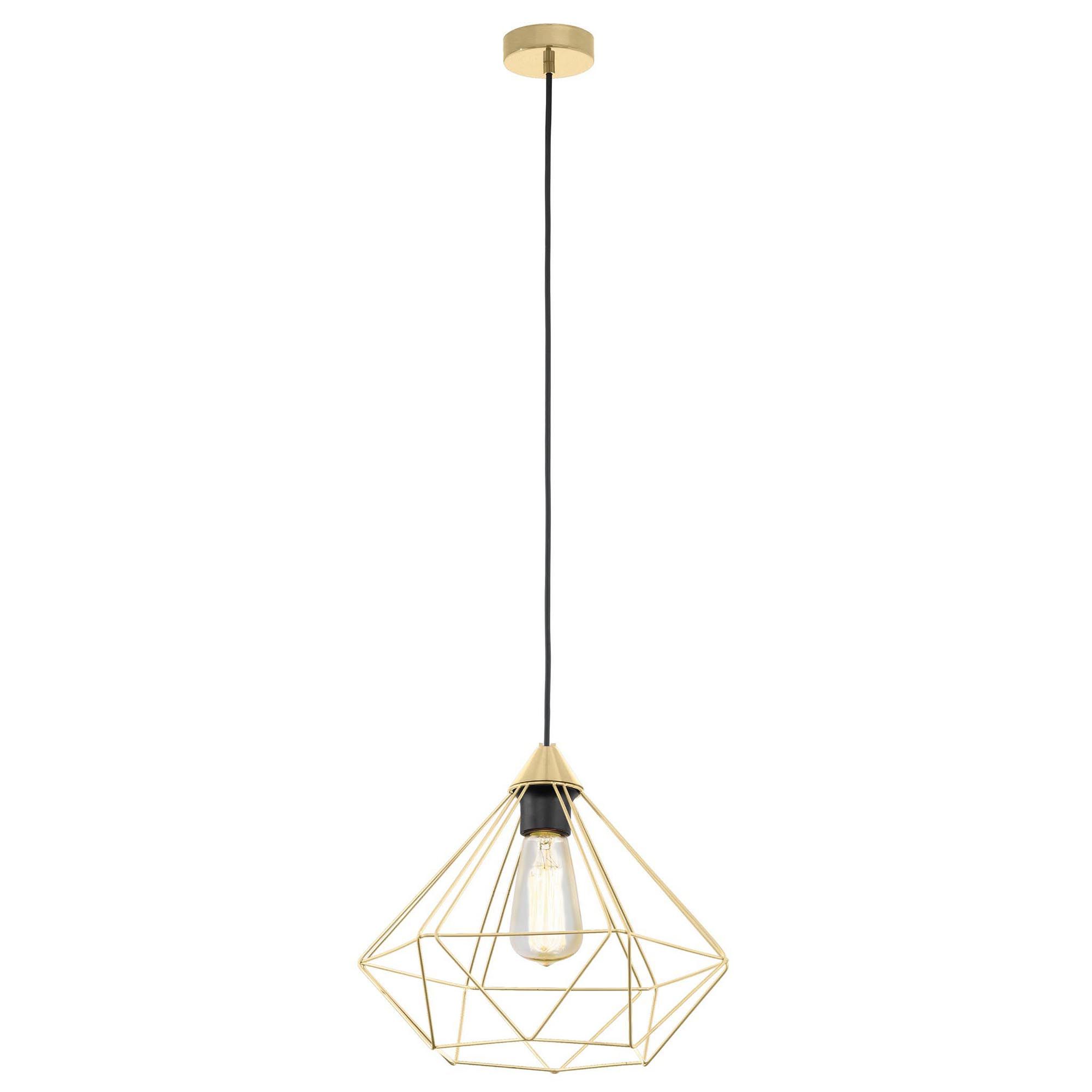 Suspension métal doré TARBES H110 cm E27 1X60W