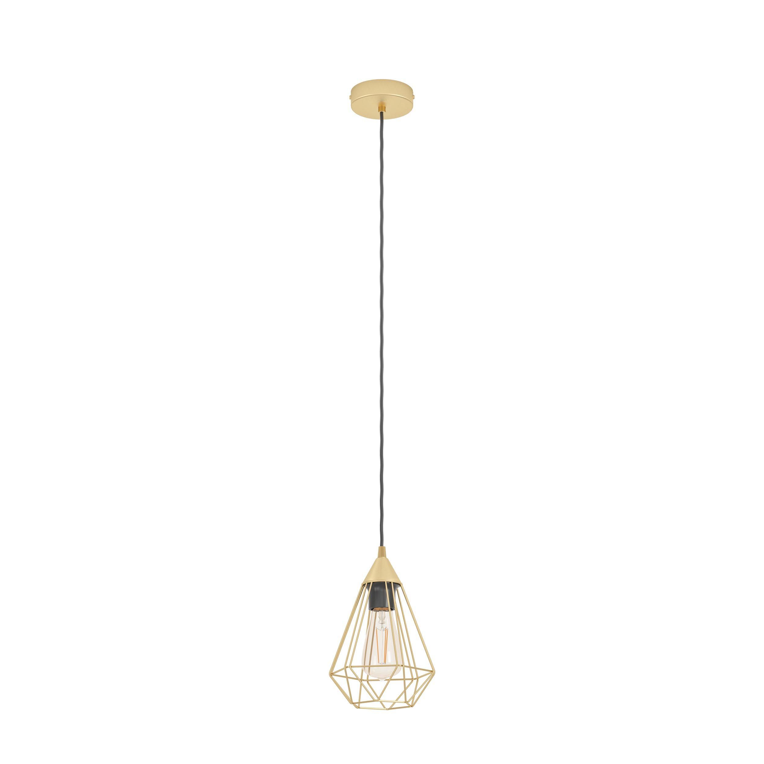 Suspension métal doré TARBES H130 cm E27 1X60W