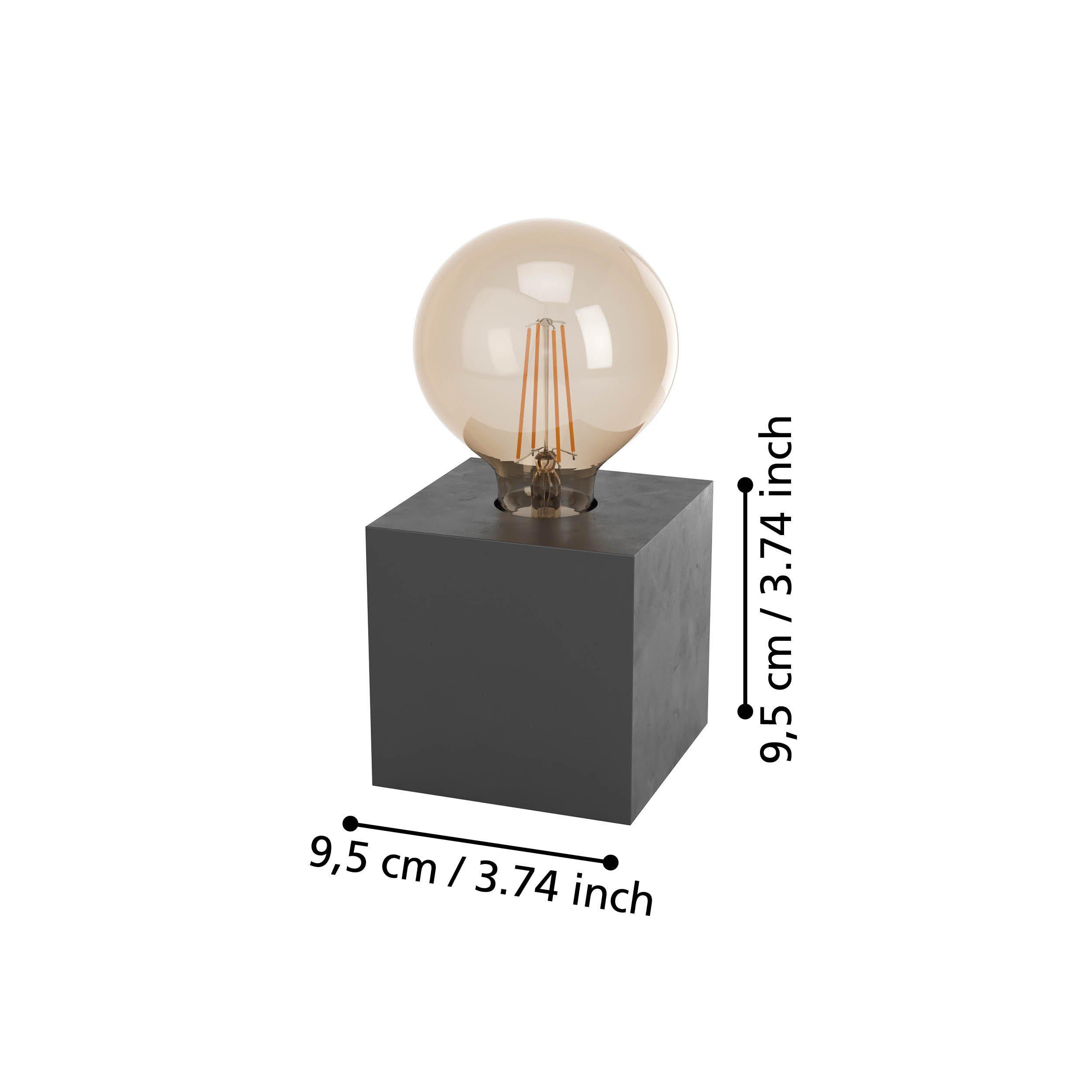 Lampe de table bois noir PRESTWICK 2 E27 1X40W