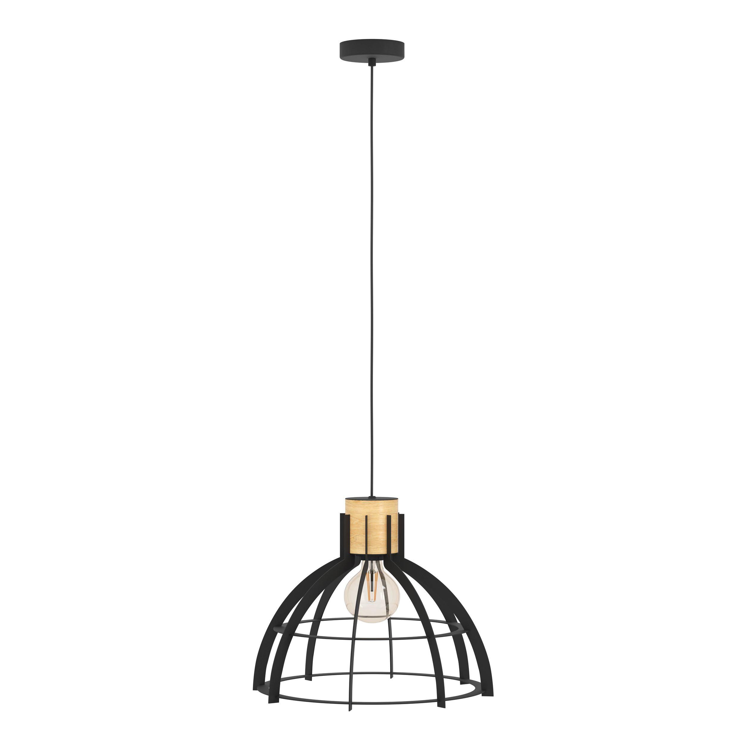 Suspension métal noir STILLINGTON E27 1X40W