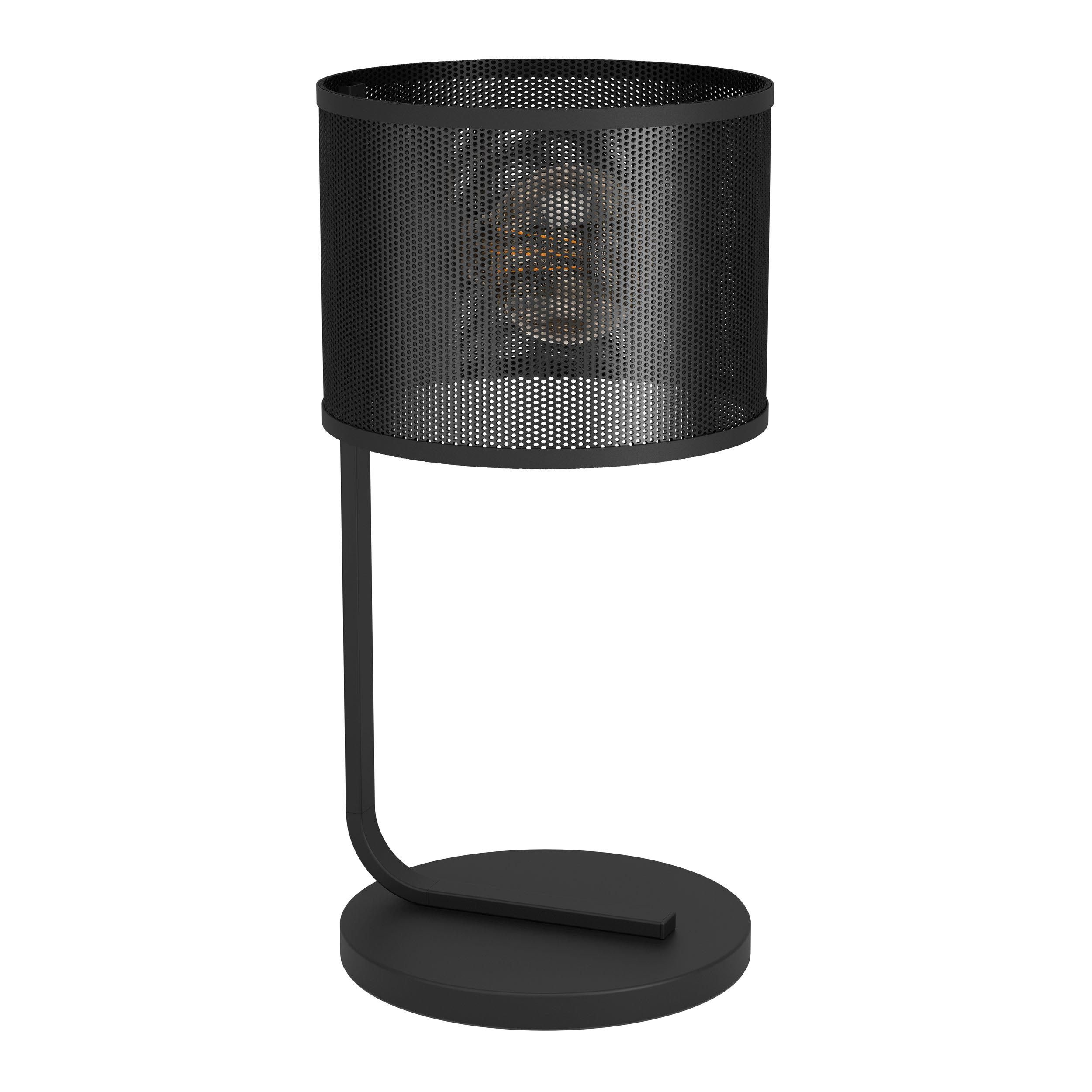 Lampe de table métal noir MANBY E27 1X40W