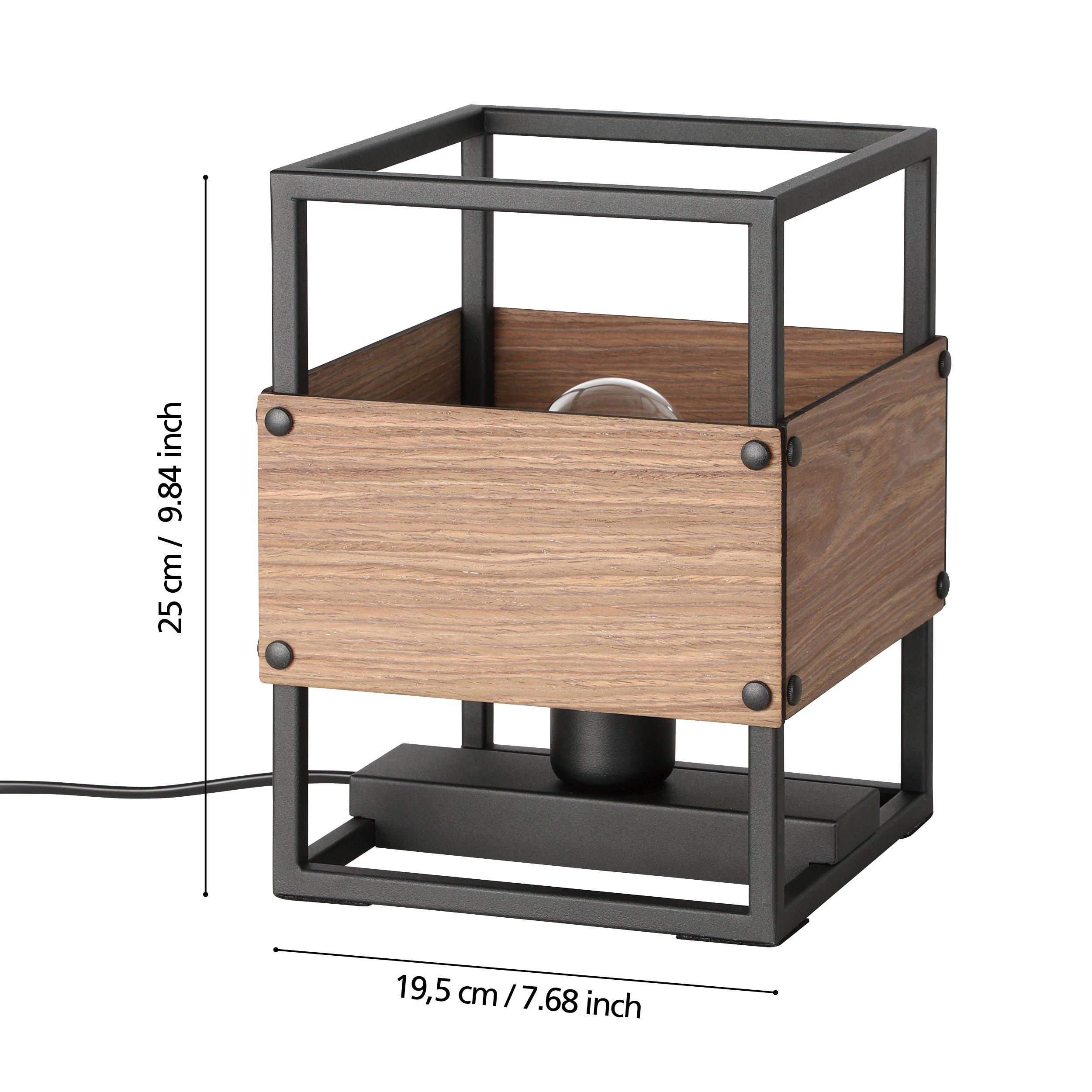 Lampe de table métal noir EVESHAM E27 1X40W