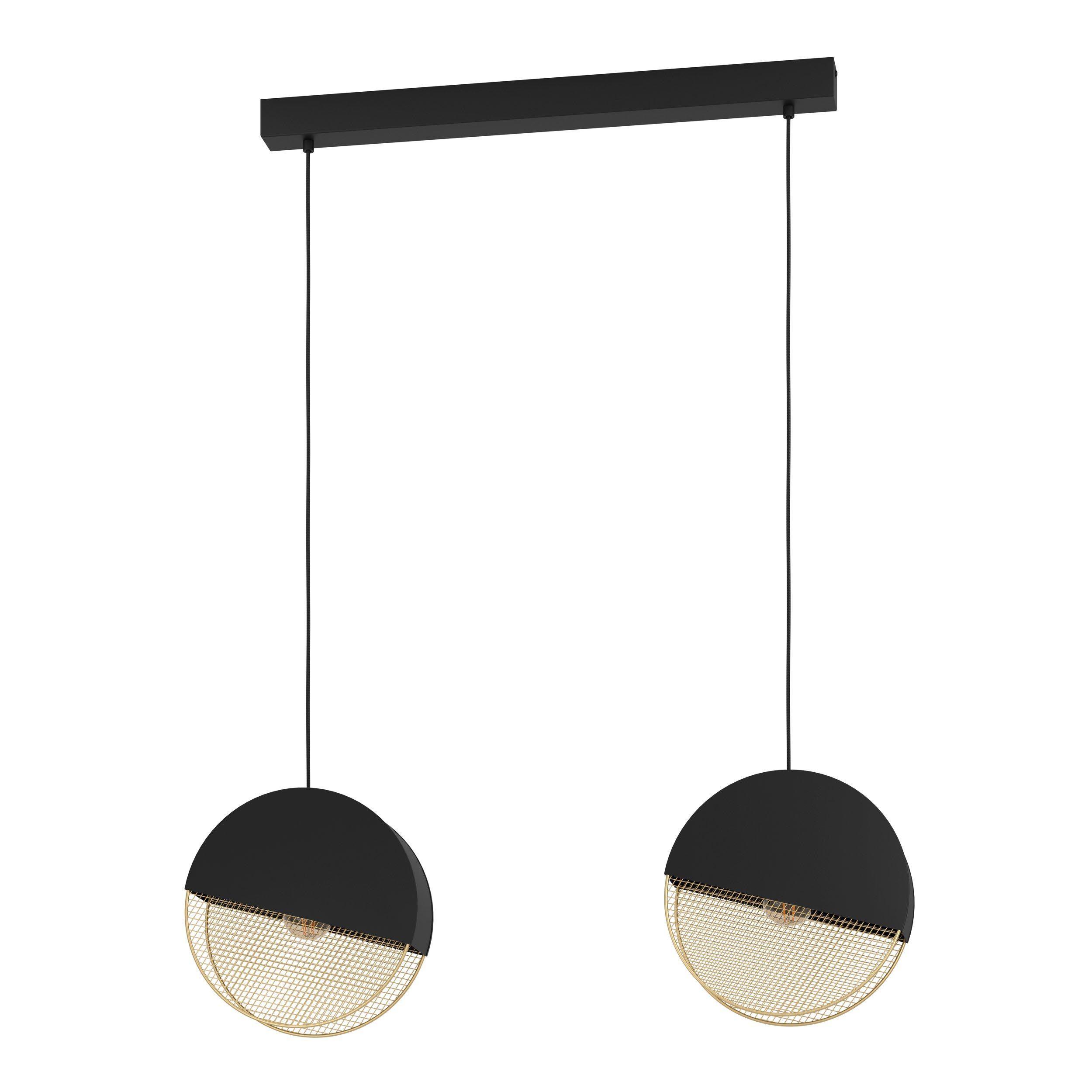 Suspension métal noir MUMBLES E27 2X40W