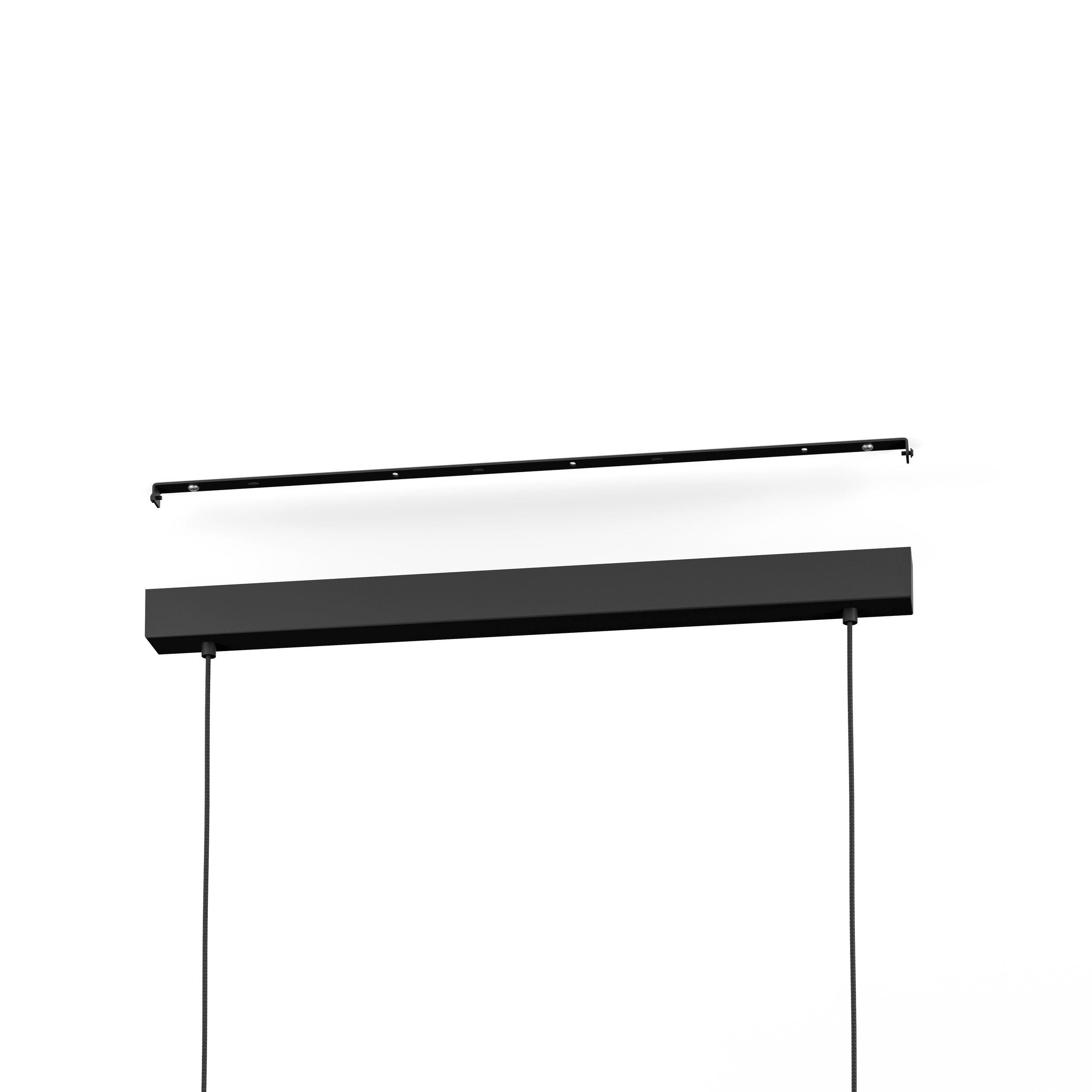 Suspension métal noir MUMBLES E27 2X40W