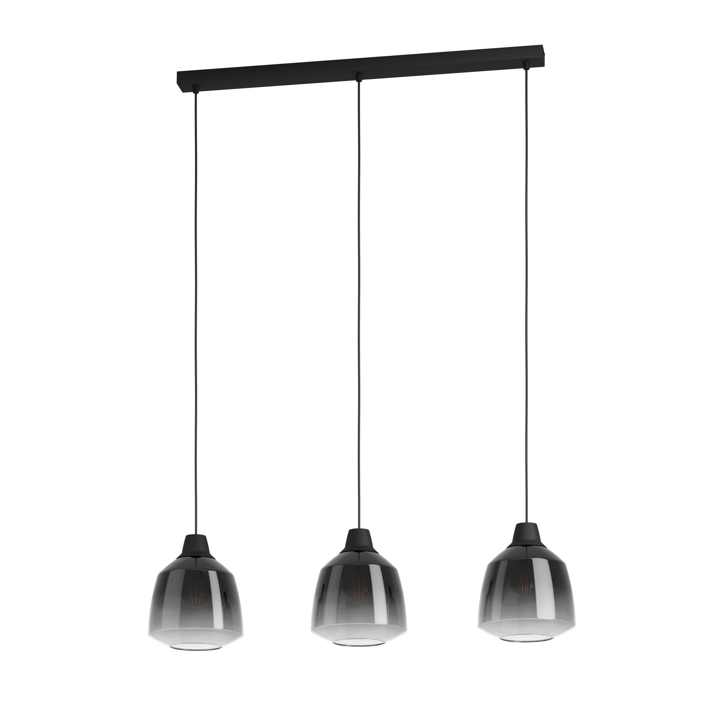 Suspension métal noir SEDBERGH E27 3X40W