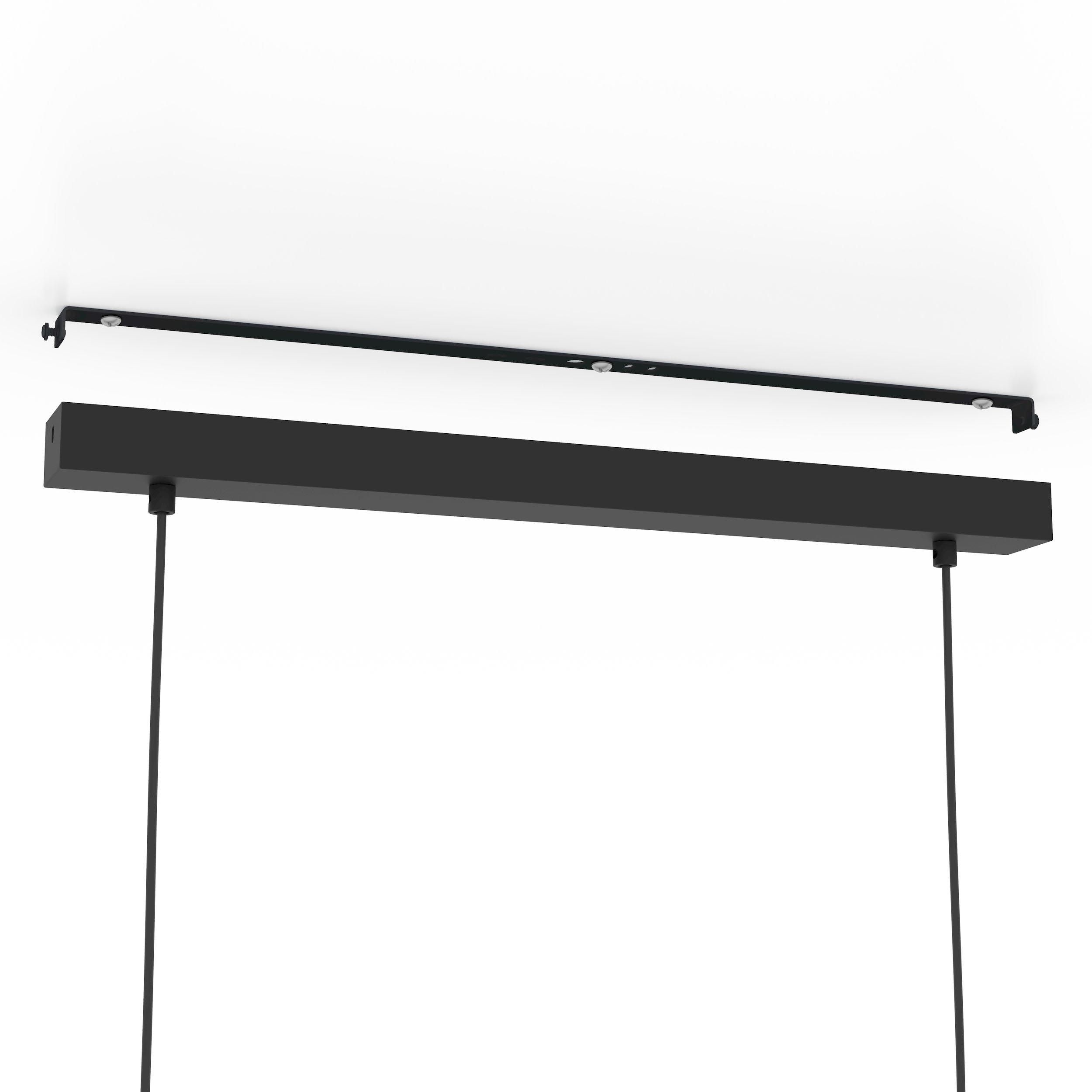 Suspension métal noir PLIMSOLL E27 4X15W