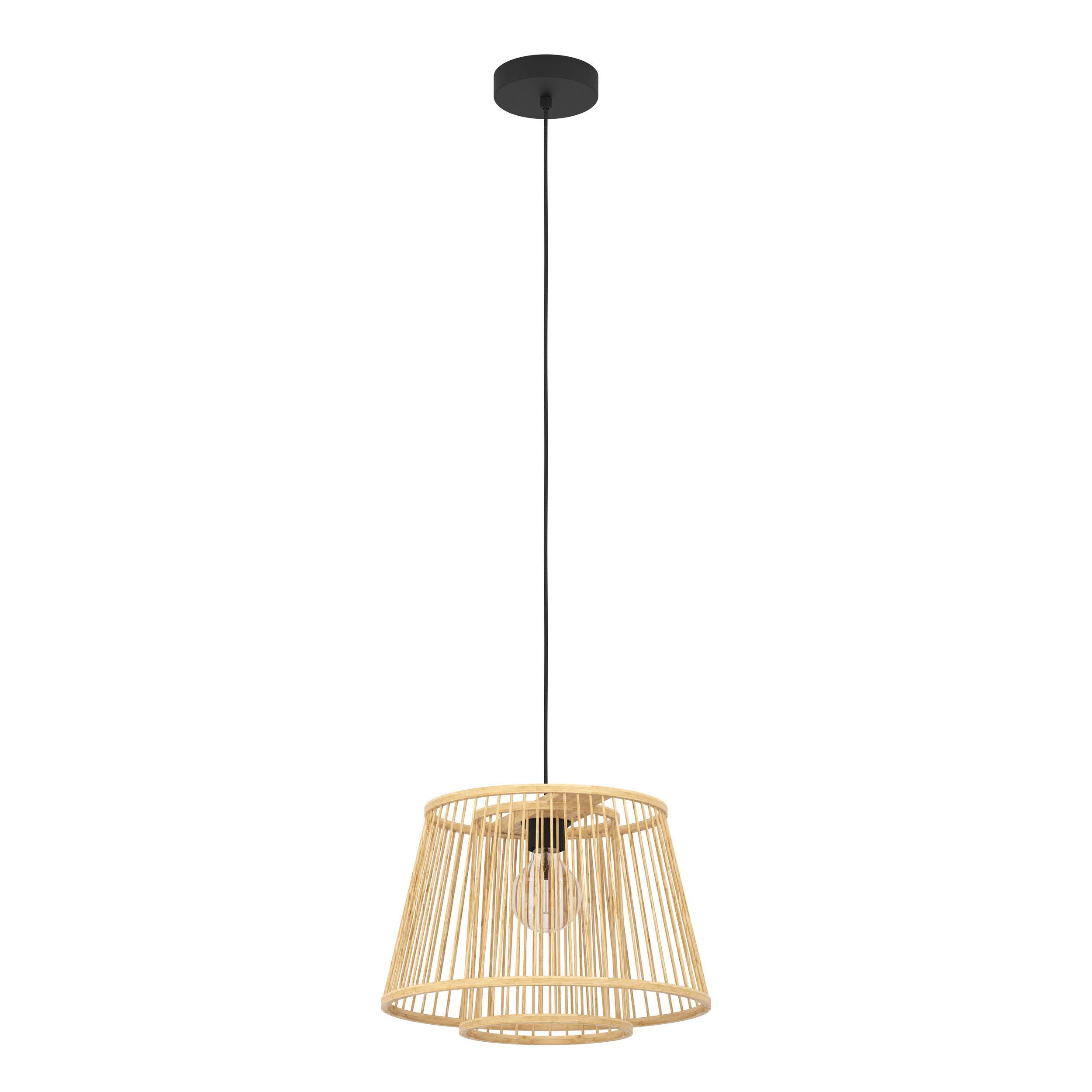 Suspension bambou naturel HYKEHAM E27 1X40W