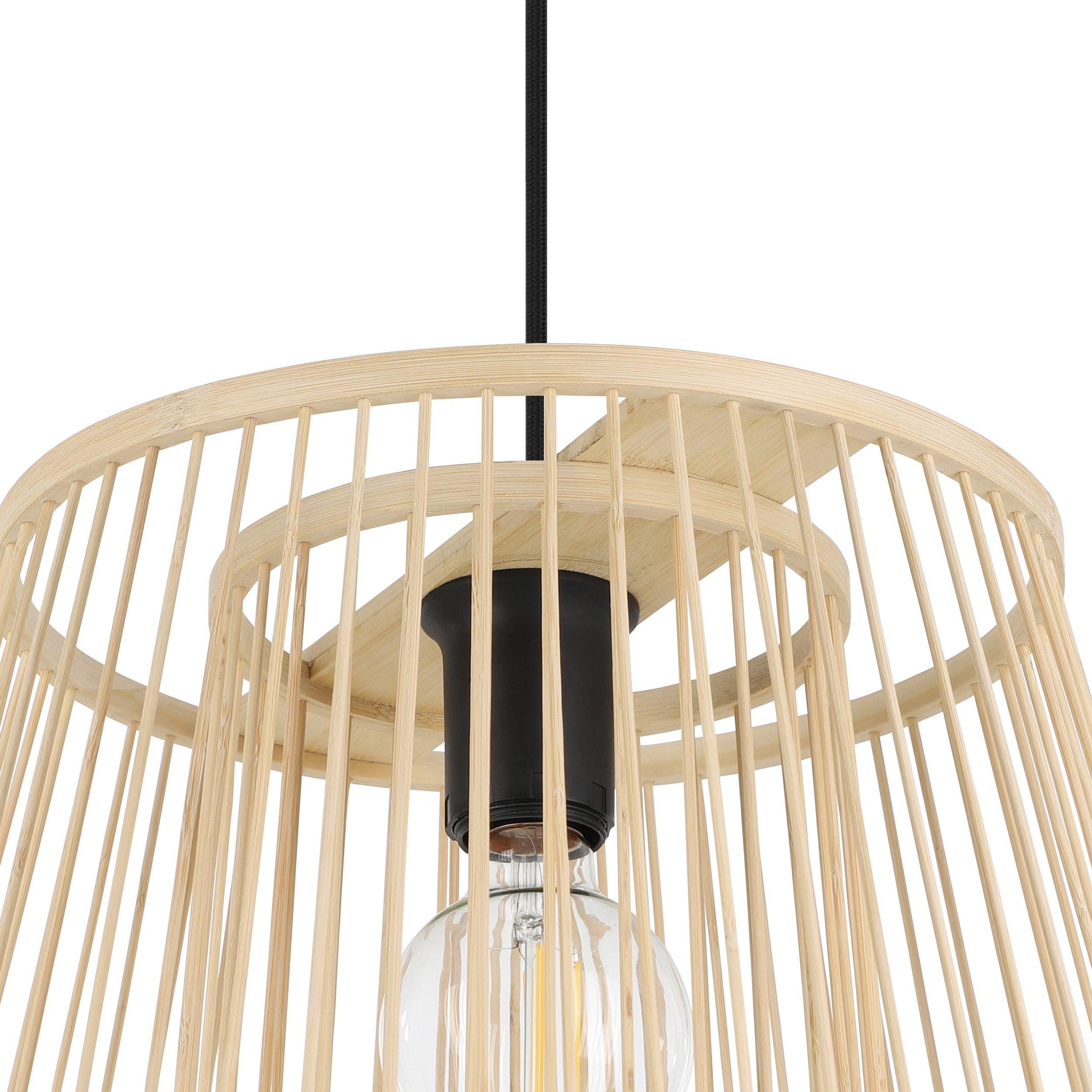 Suspension bambou naturel HYKEHAM E27 1X40W