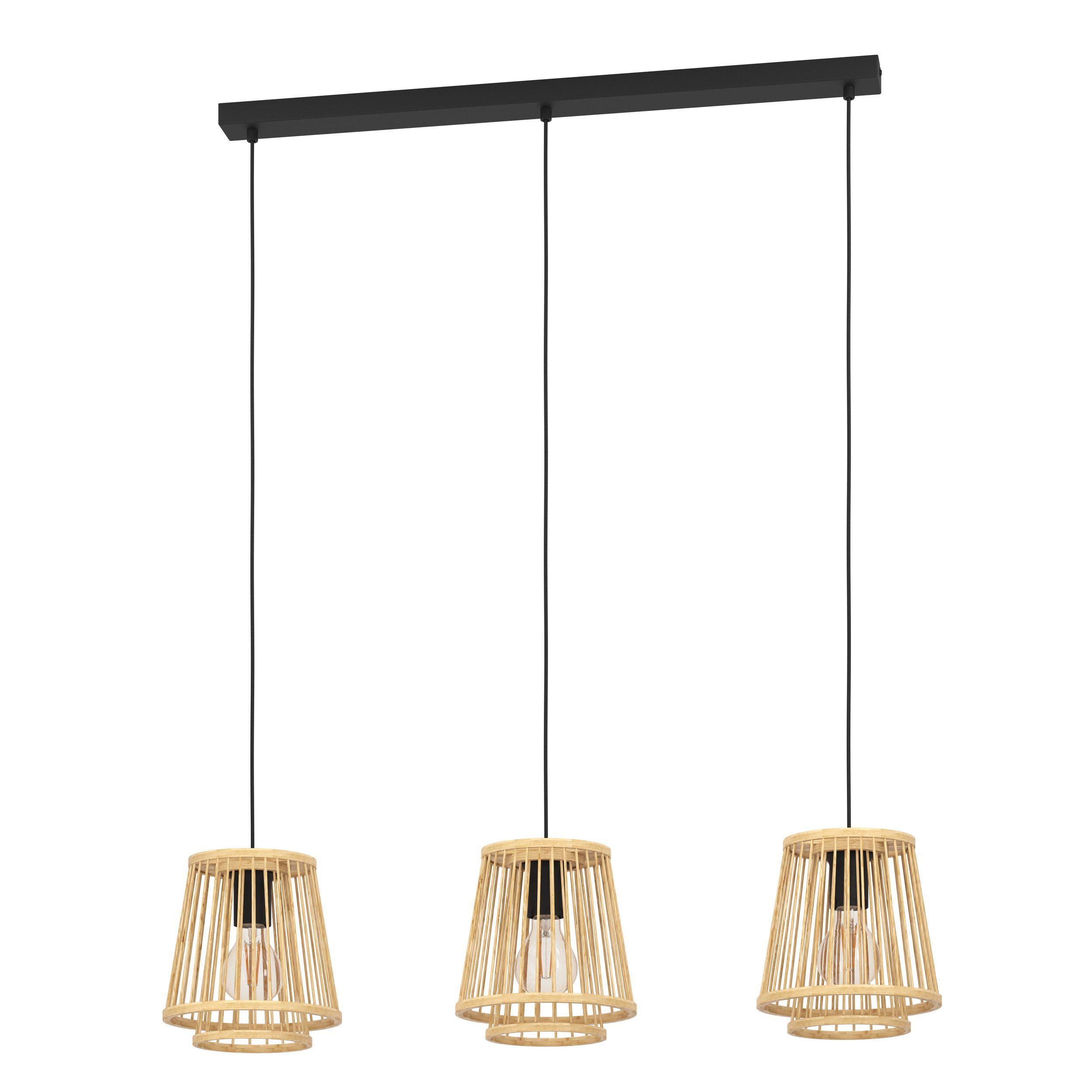 Suspension bambou naturel HYKEHAM E27 3X40W