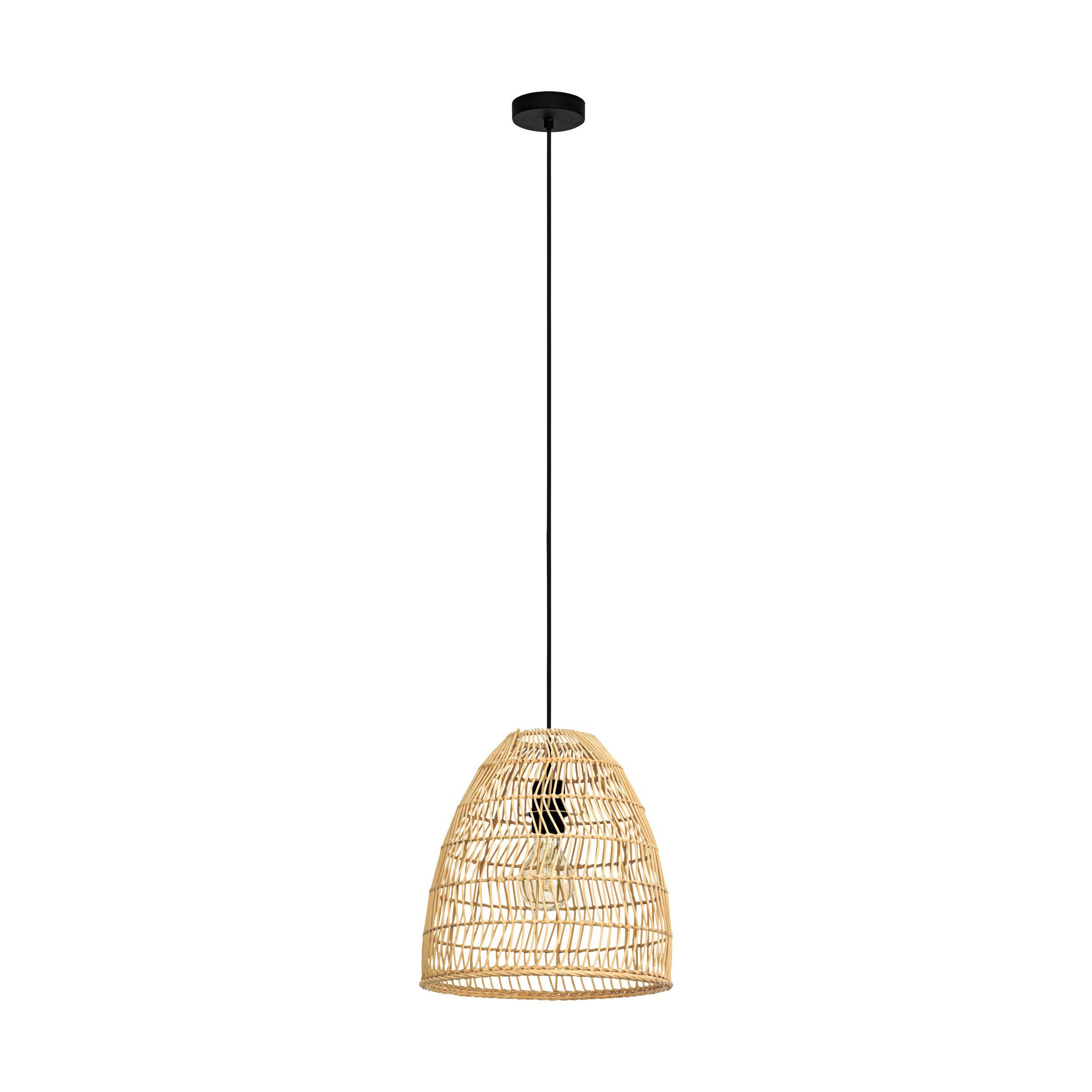 Suspension fibre naturelle naturel AYESGARTH E27 1X40W