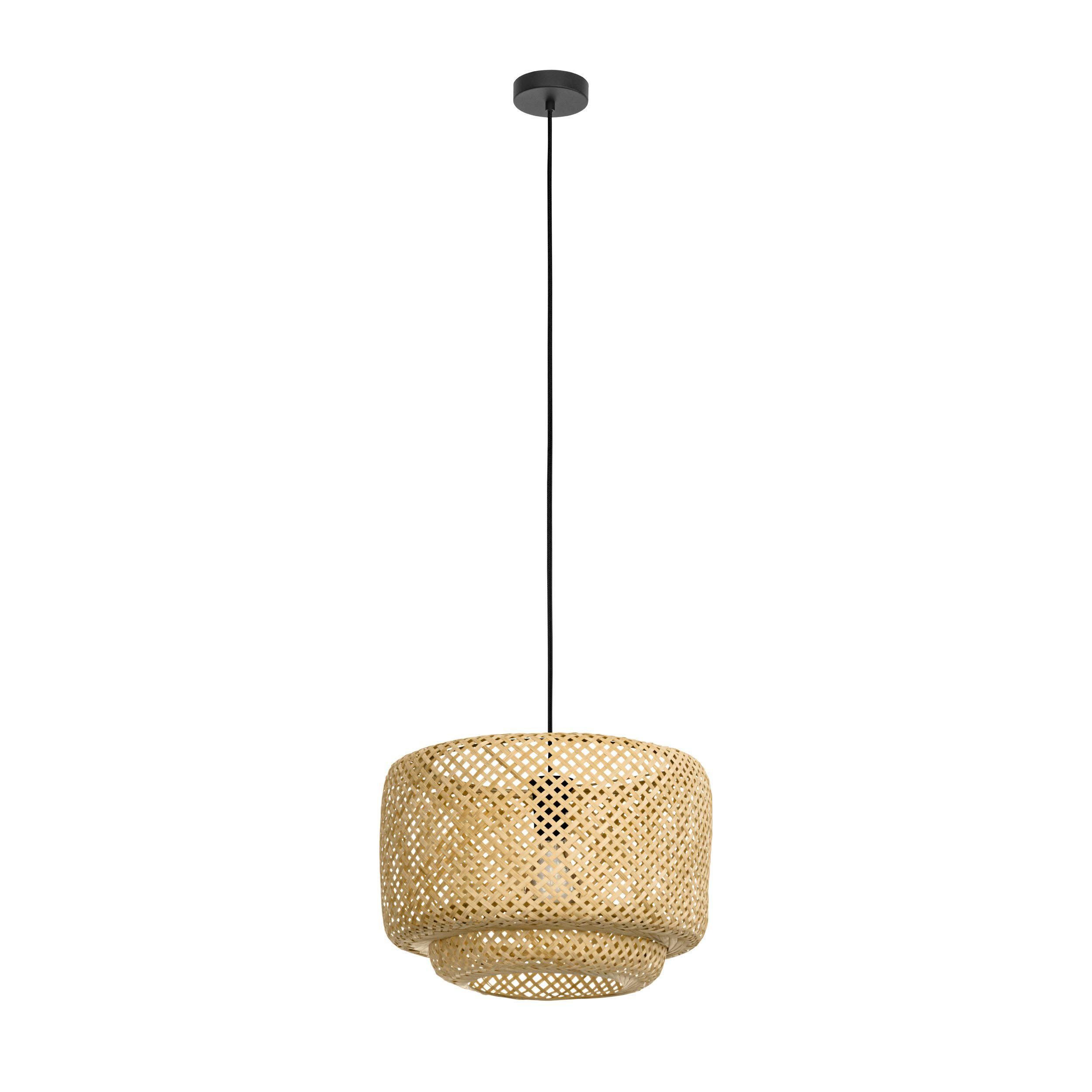 Suspension rotin naturel HETTONLE E27 1X40W