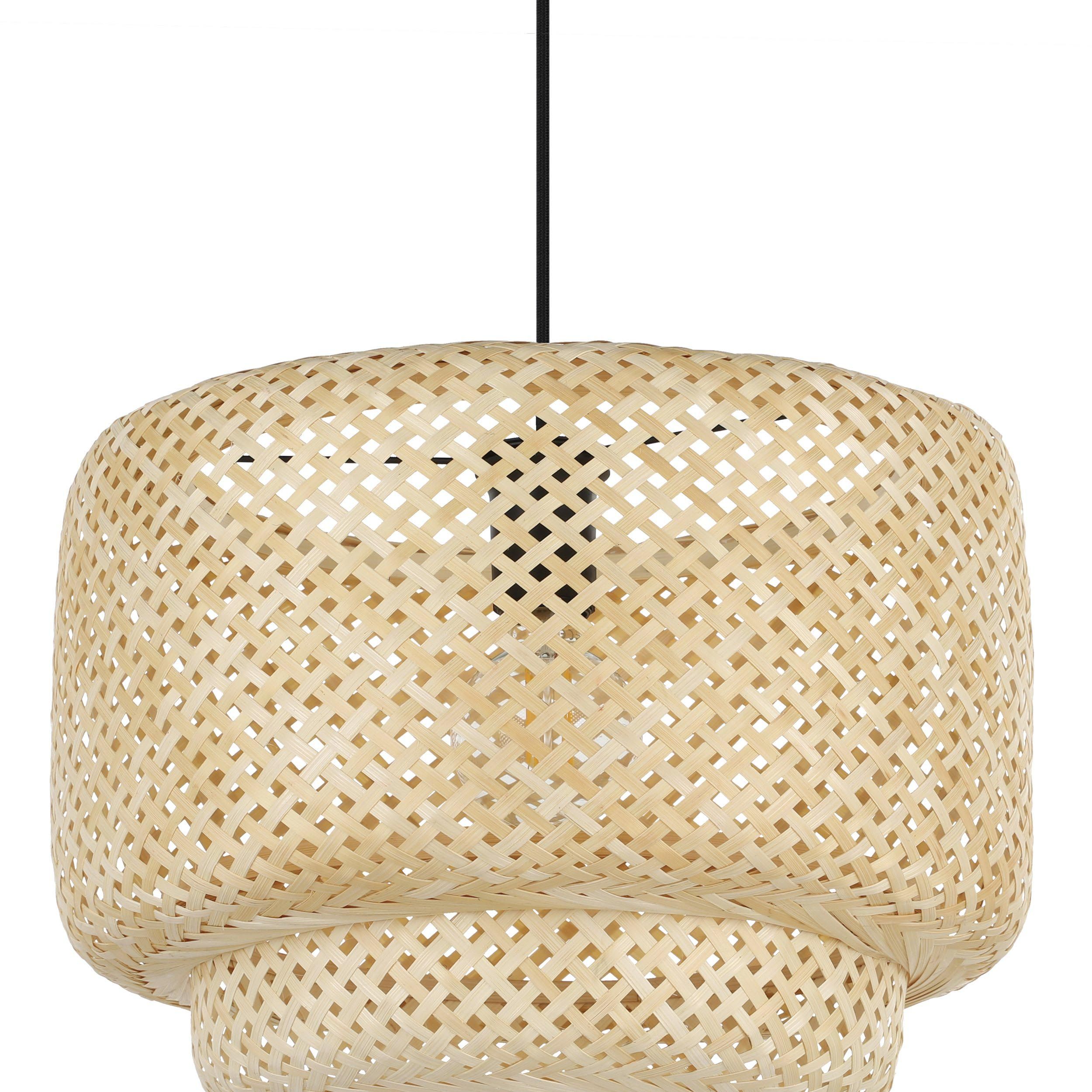 Suspension rotin naturel HETTONLE E27 1X40W