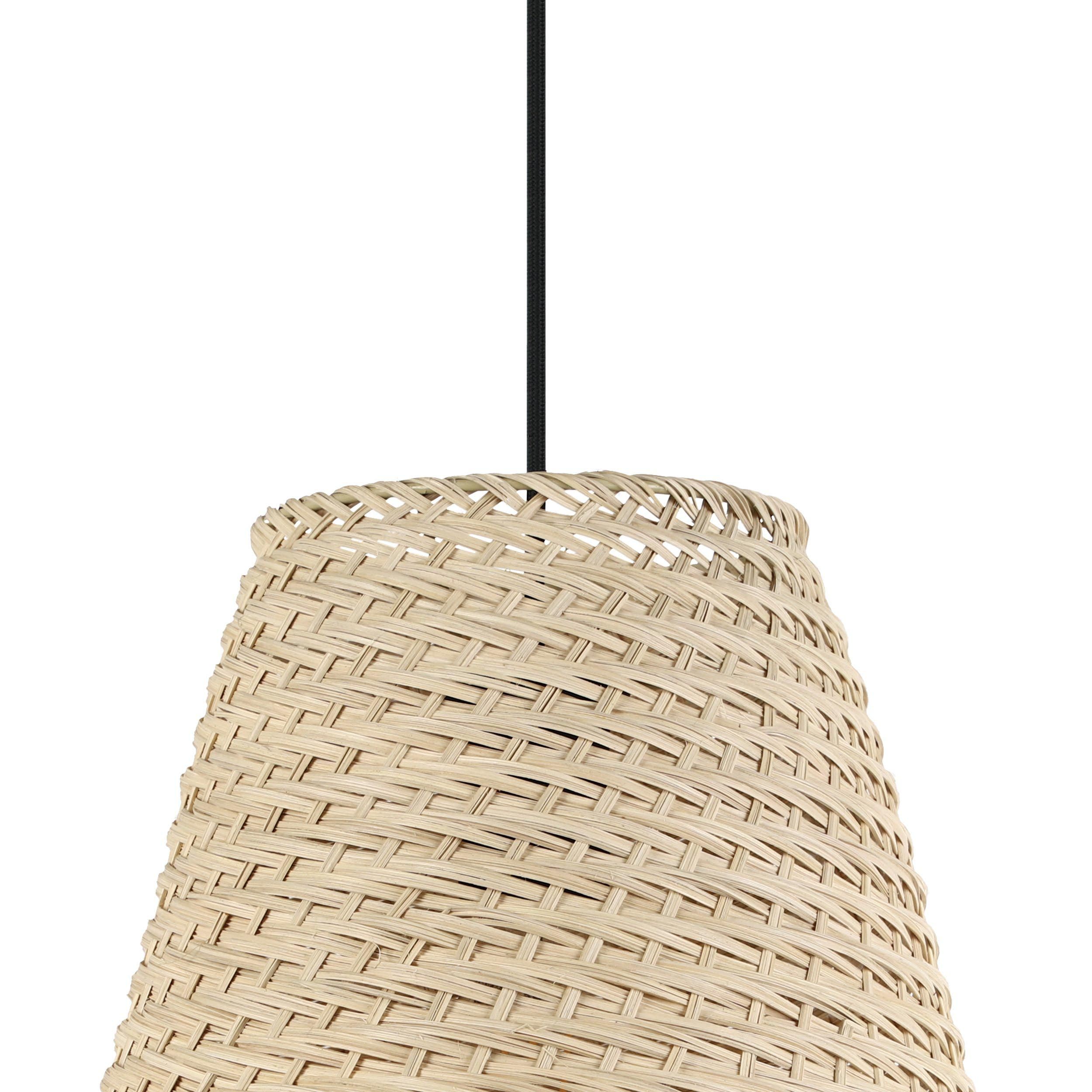 Suspension fibre naturelle naturel AYCLIFFE E27 1X40W