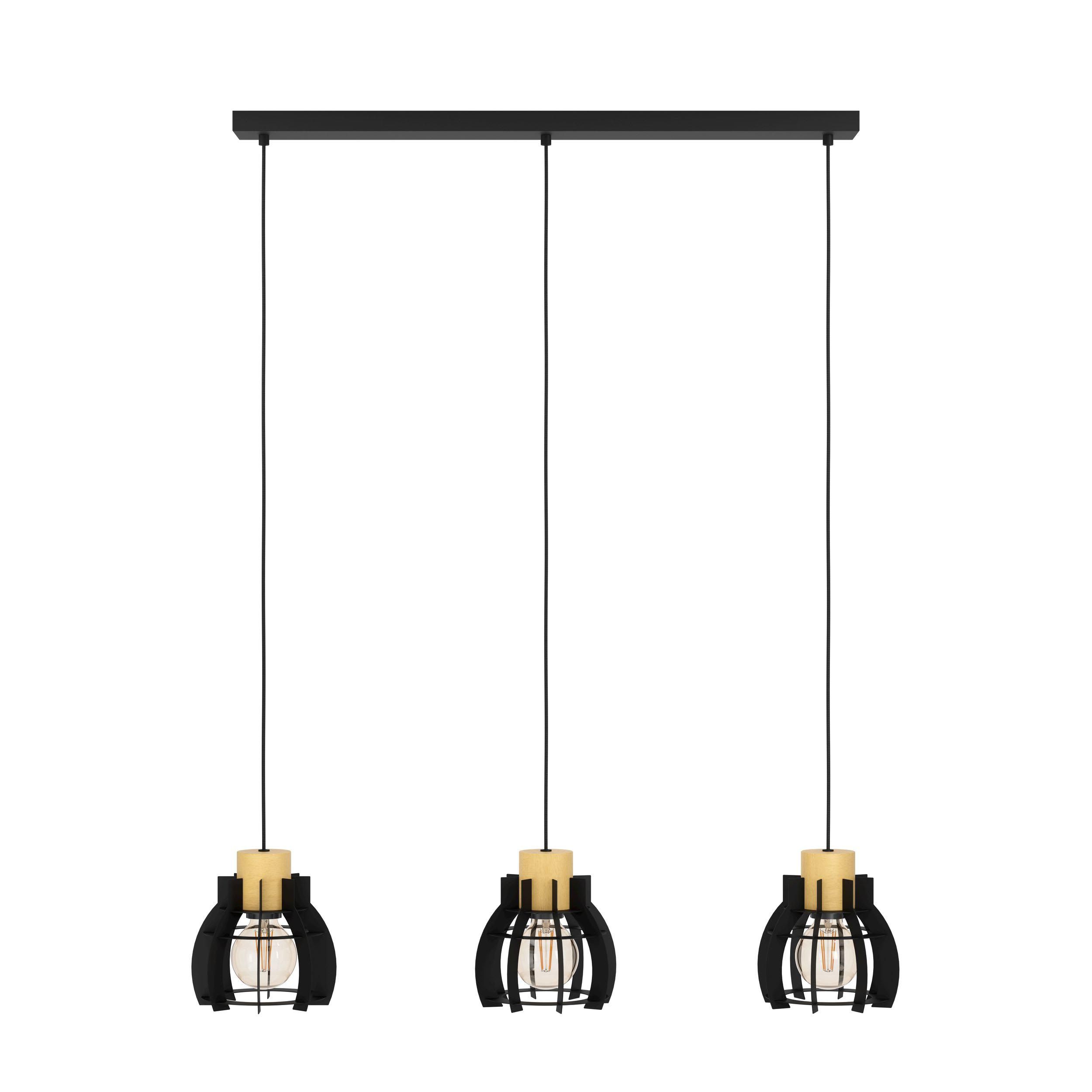 Suspension métal noir STILLINGTON 1 E27 3X40W