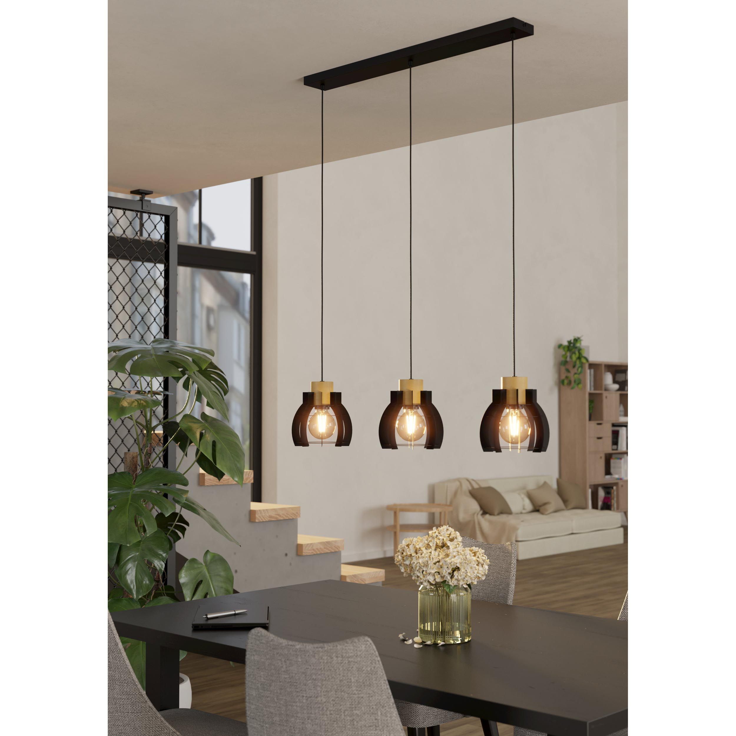 Suspension métal noir STILLINGTON 1 E27 3X40W