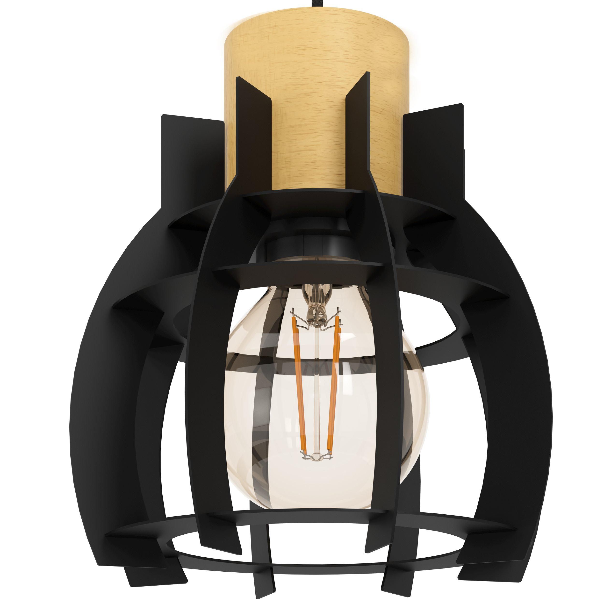 Suspension métal noir STILLINGTON 1 E27 3X40W