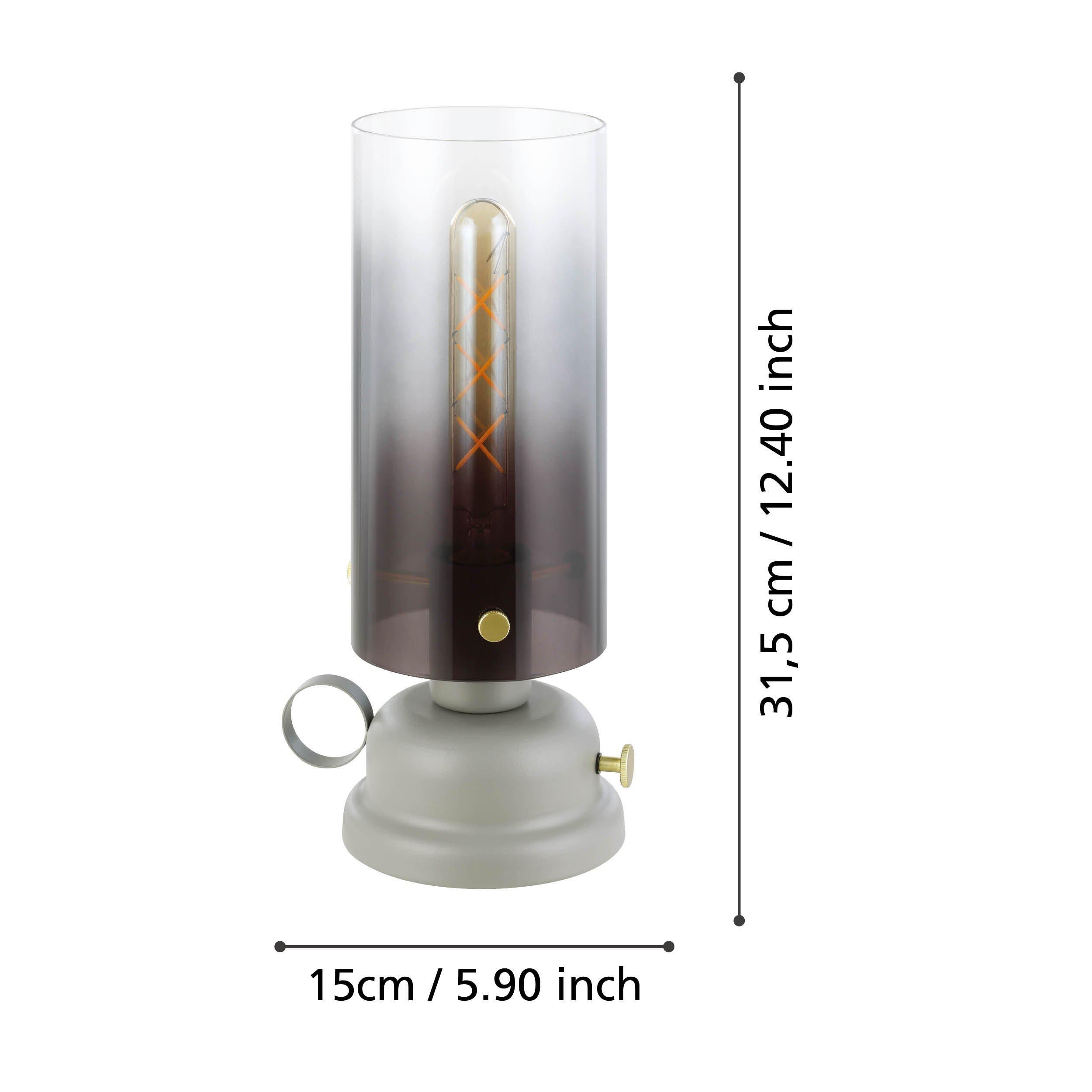 Lampe de sol métal gris GARGRAVE E27 1X40W