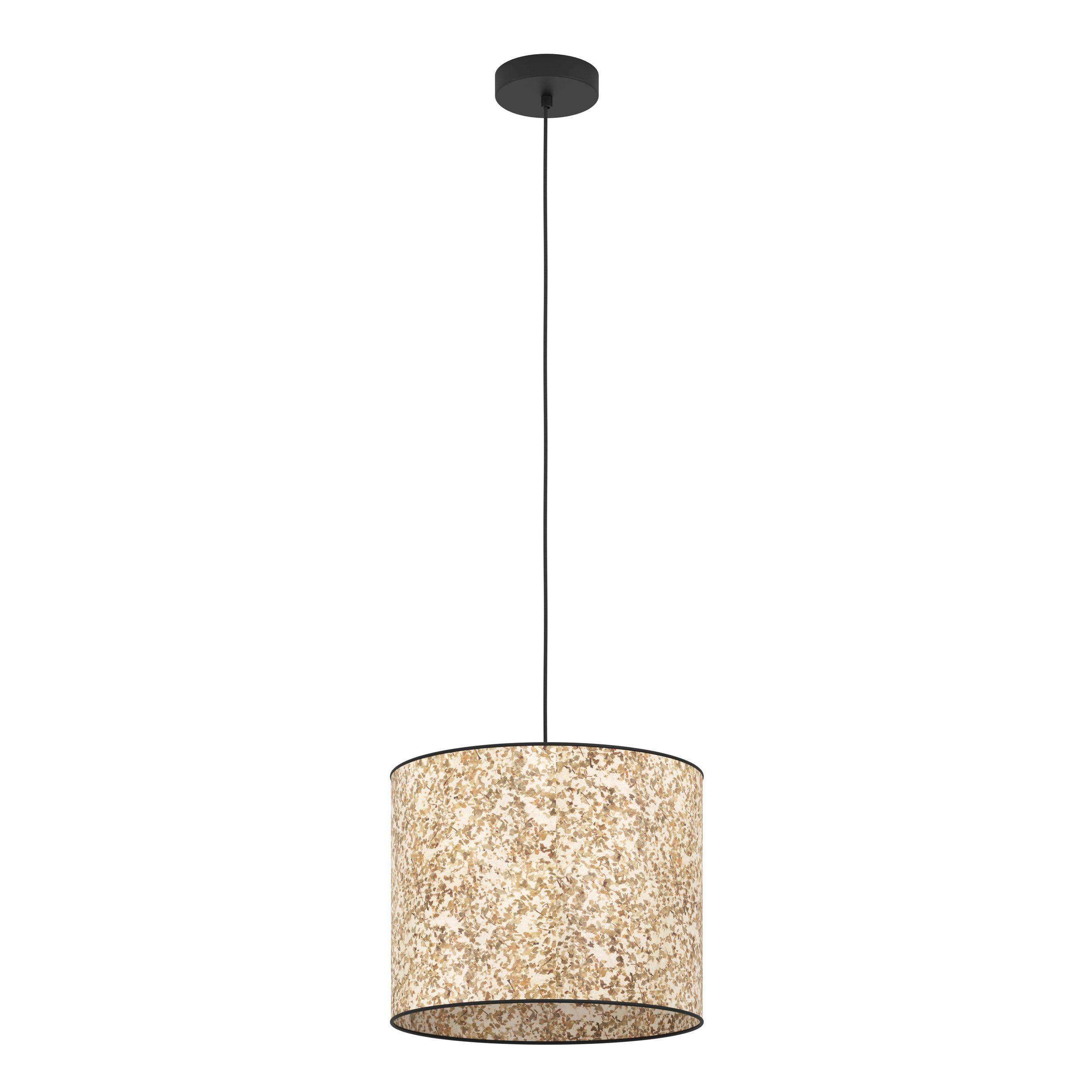 Suspension tissu beige BUTTERBURN E27 1X25W