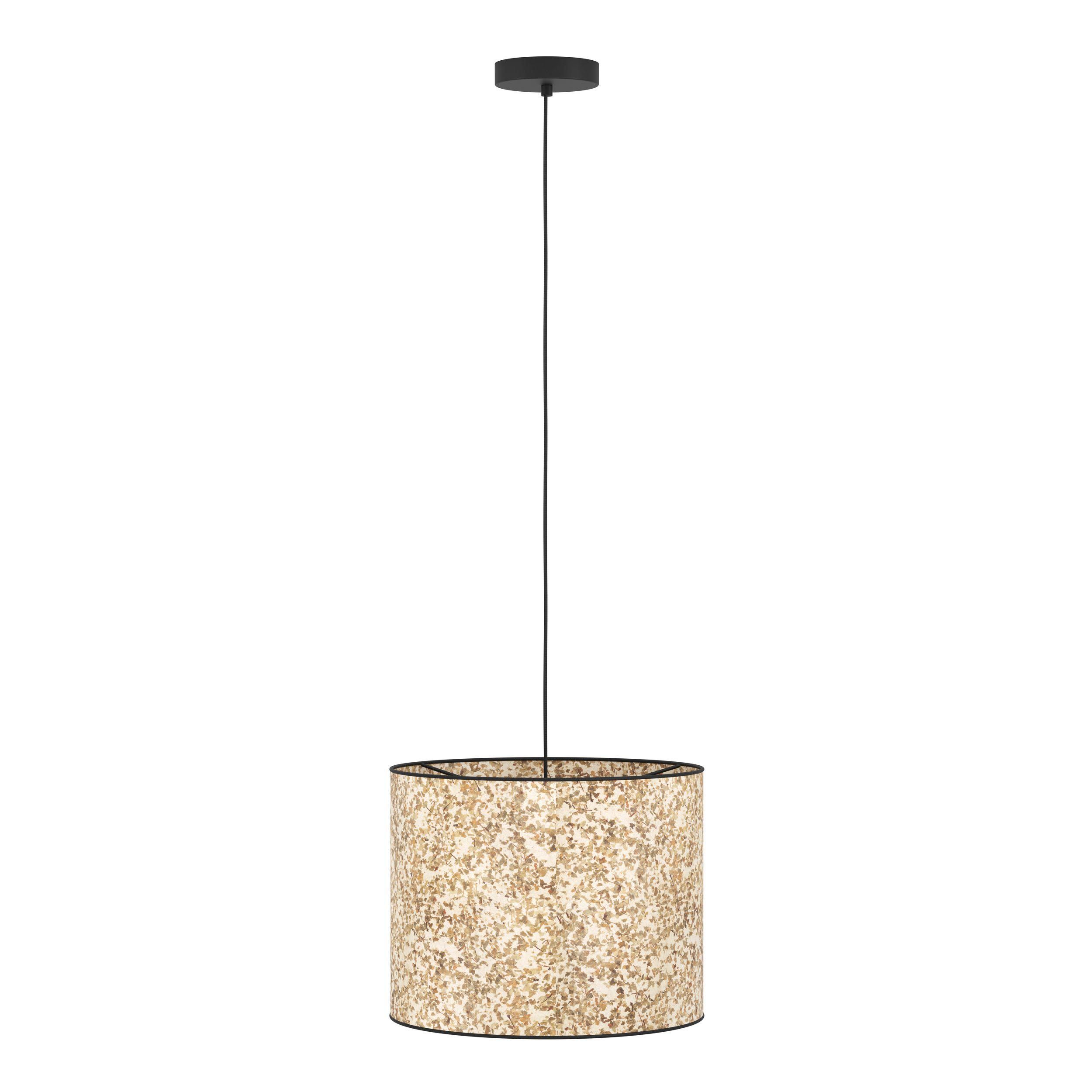 Suspension tissu beige BUTTERBURN E27 1X25W