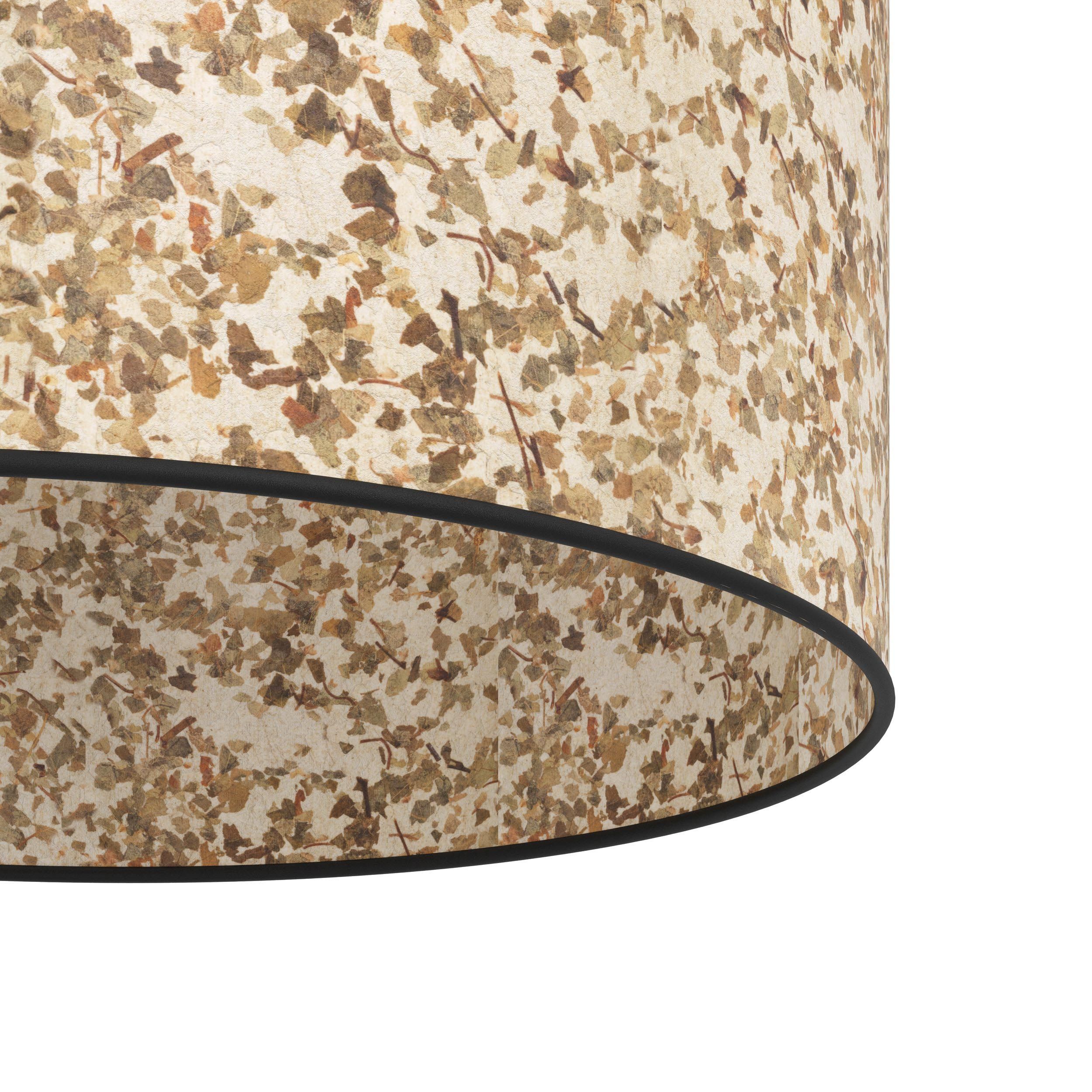 Suspension tissu beige BUTTERBURN E27 1X25W