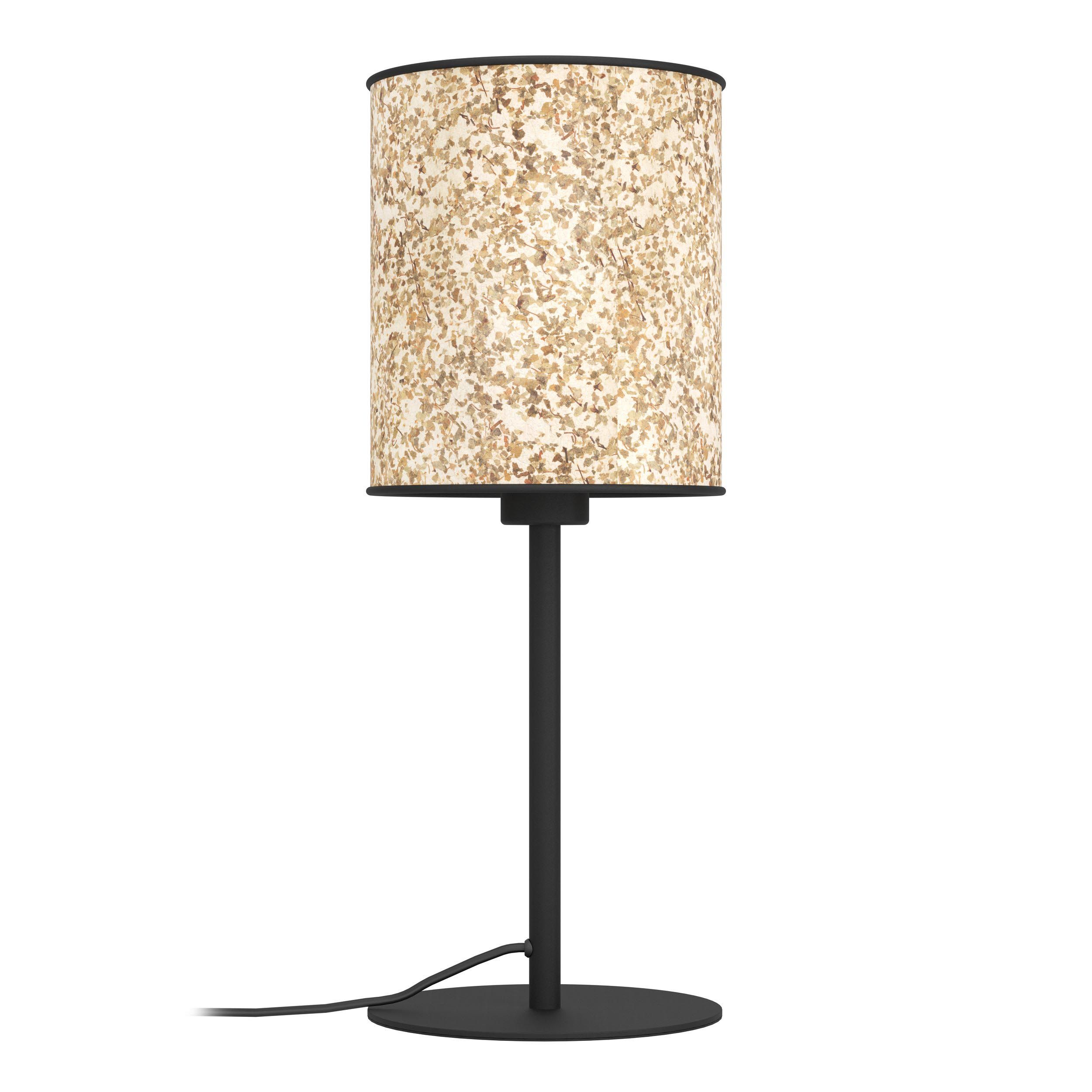 Lampe de table tissu beige BUTTERBURN E27 1X25W