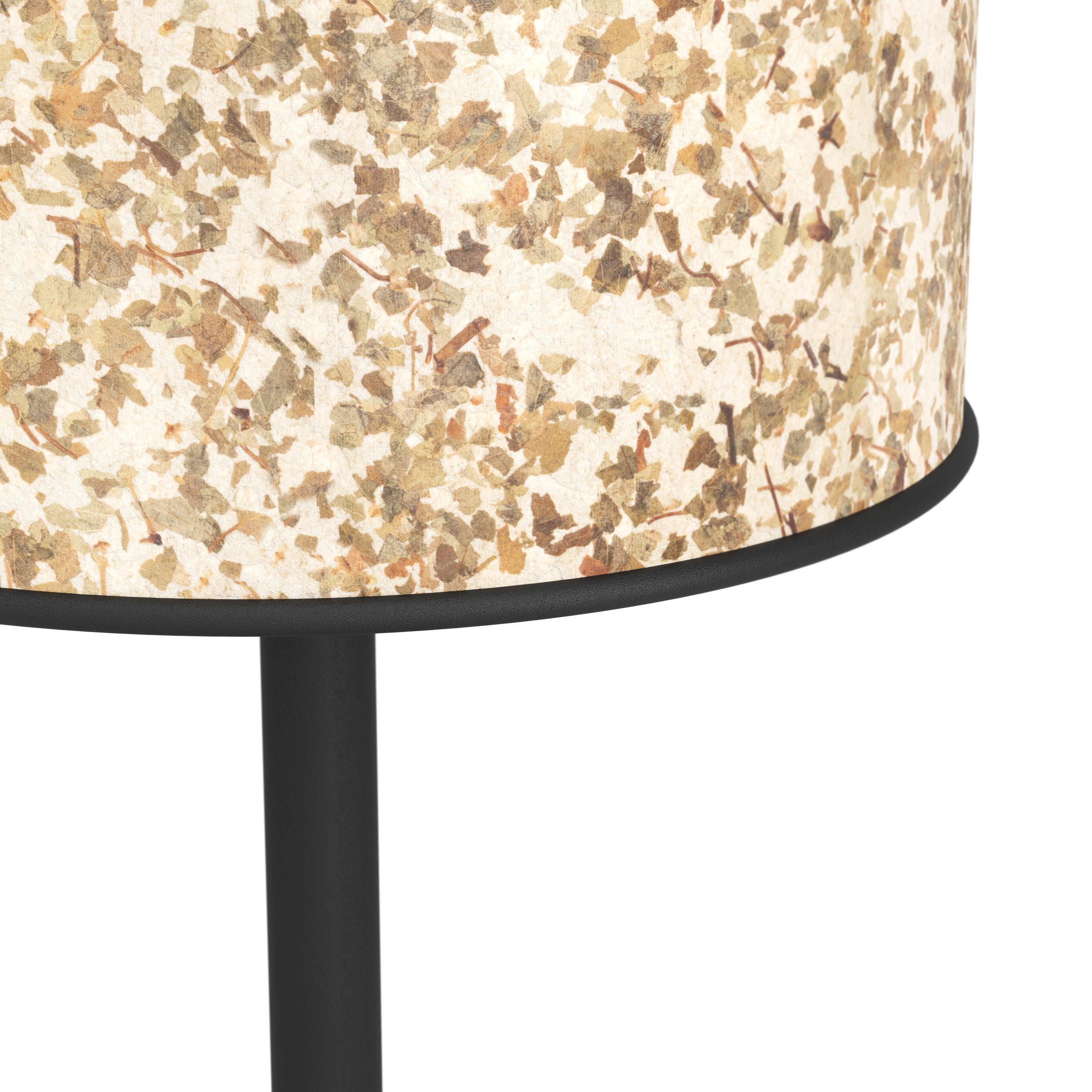 Lampe de table tissu beige BUTTERBURN E27 1X25W