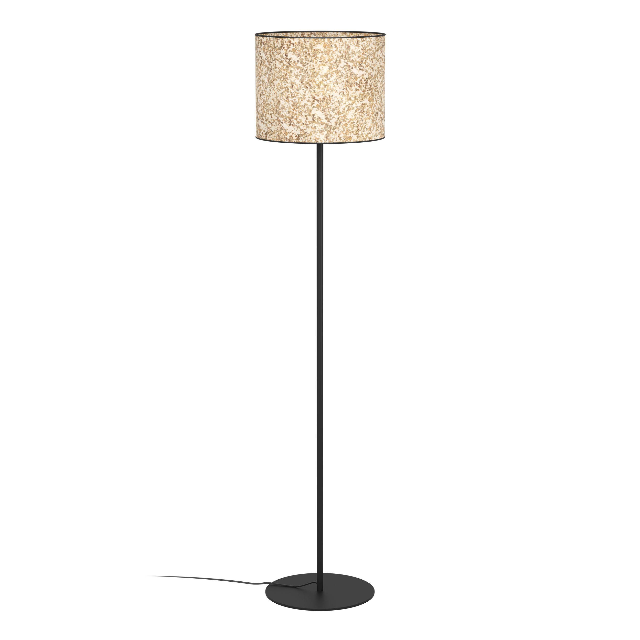 Lampadaire tissu beige BUTTERBURN E27 1X25W