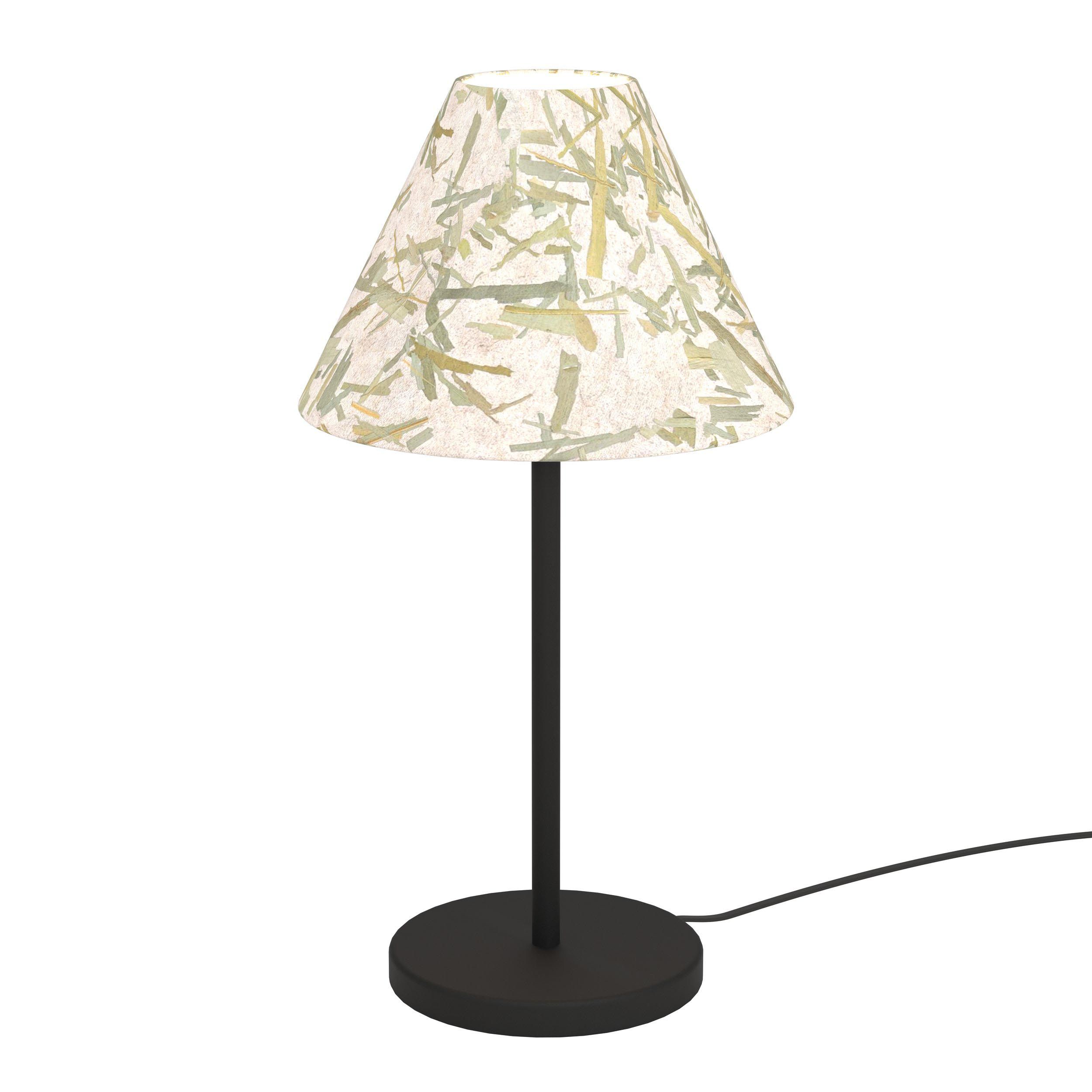 Lampe de table tissu multi OXPARK E27 1X25W