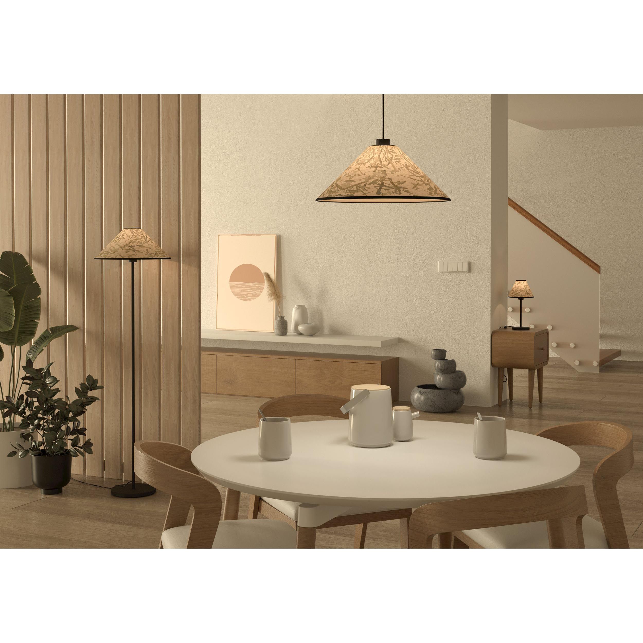 Lampe de table tissu multi OXPARK E27 1X25W