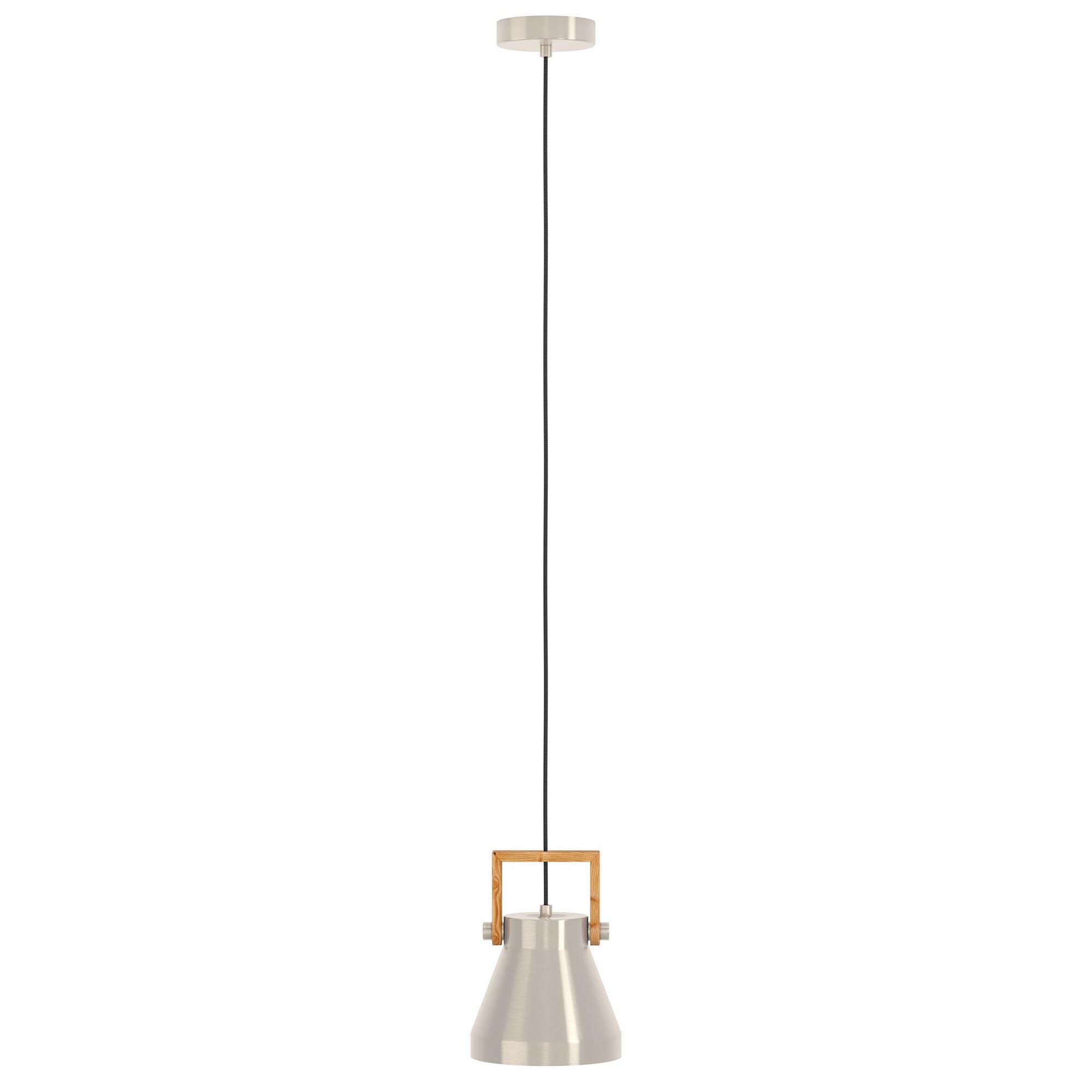 Suspension métal gris CAWTON E27 1X40W