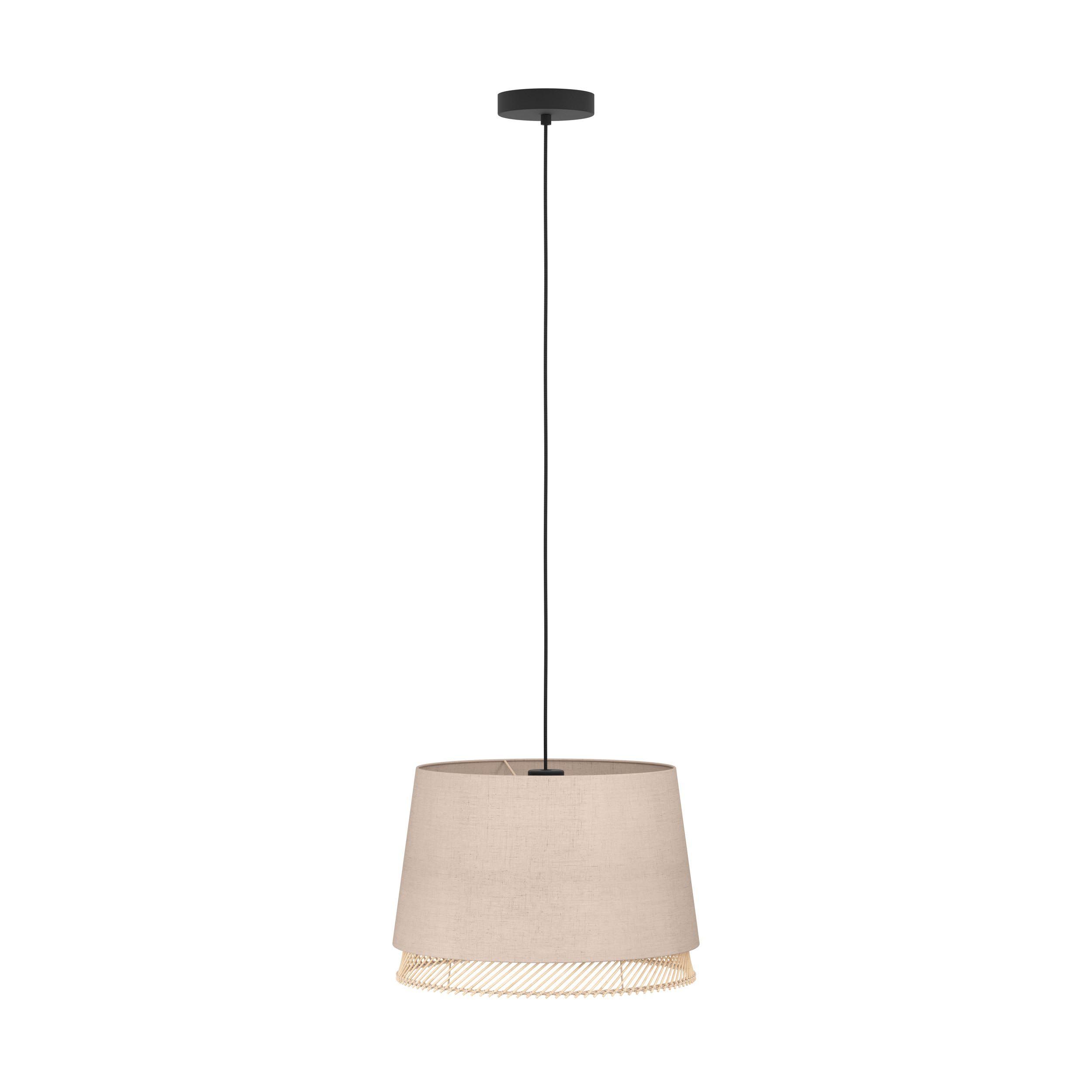 Suspension tissu beige TABLEY E27 1X40W