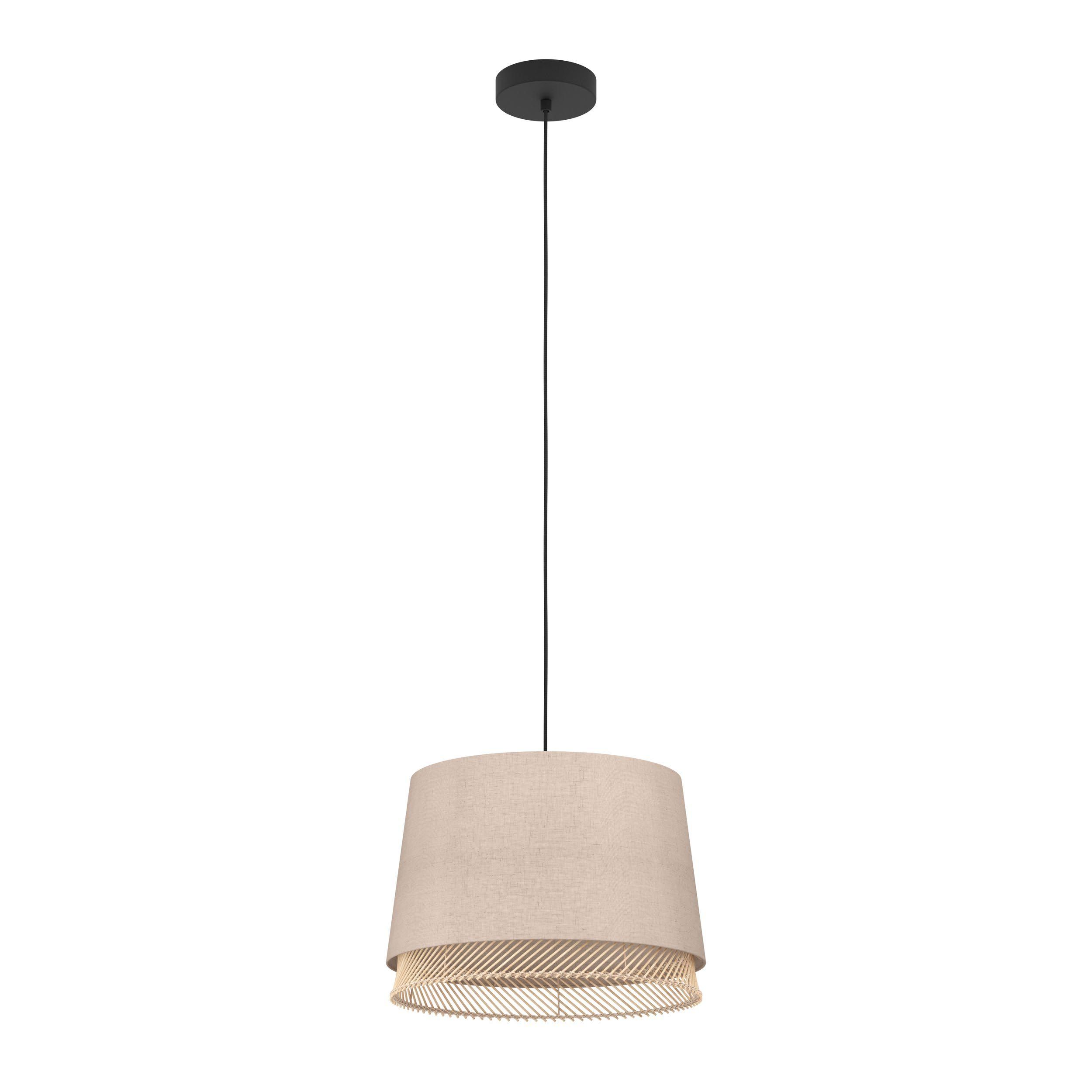 Suspension tissu beige TABLEY E27 1X40W