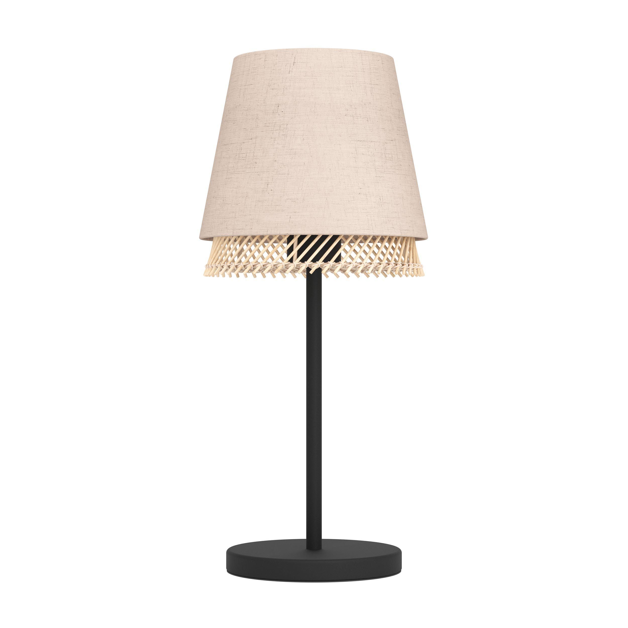 Lampe de table tissu beige TABLEY E27 1X40W