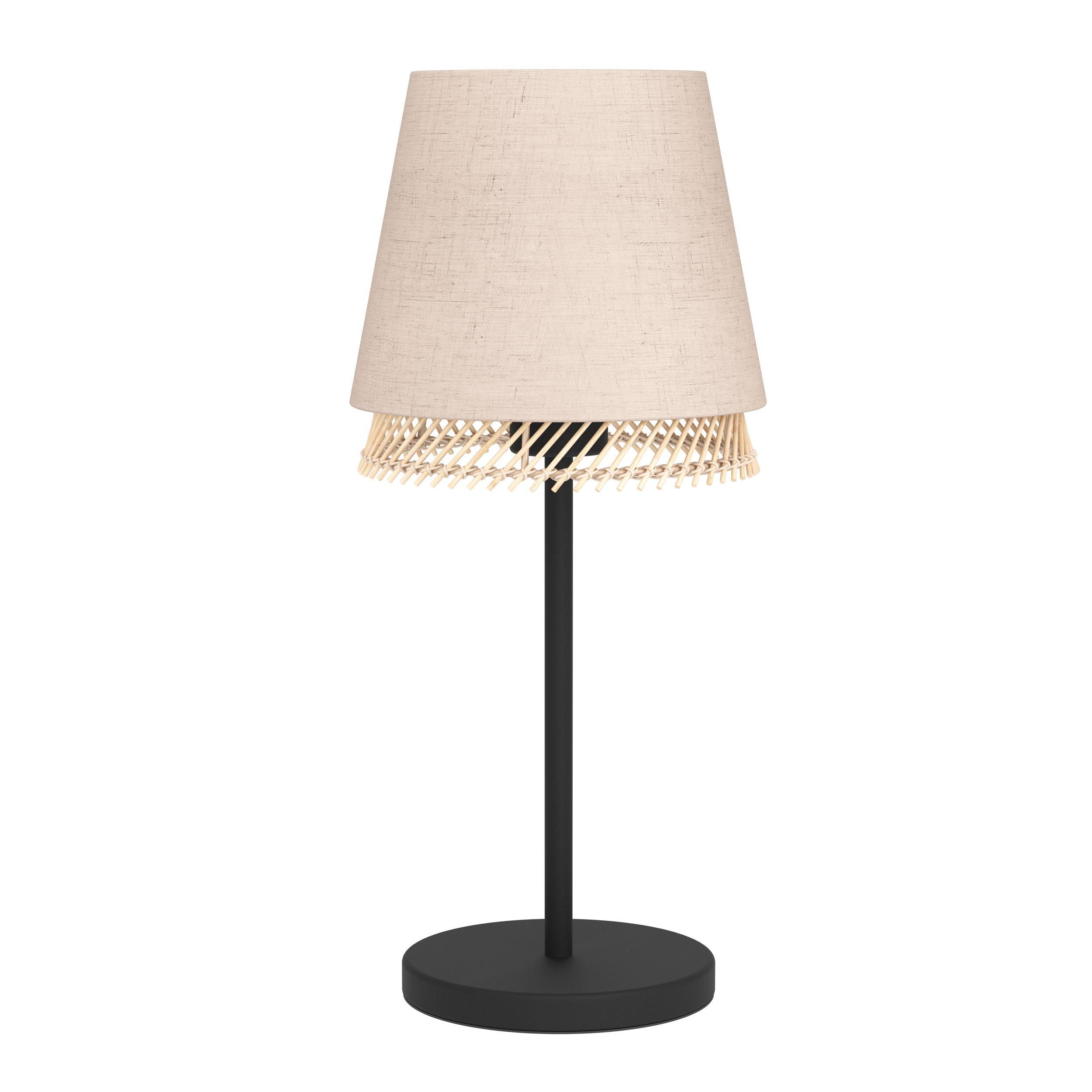 Lampe de table tissu beige TABLEY E27 1X40W