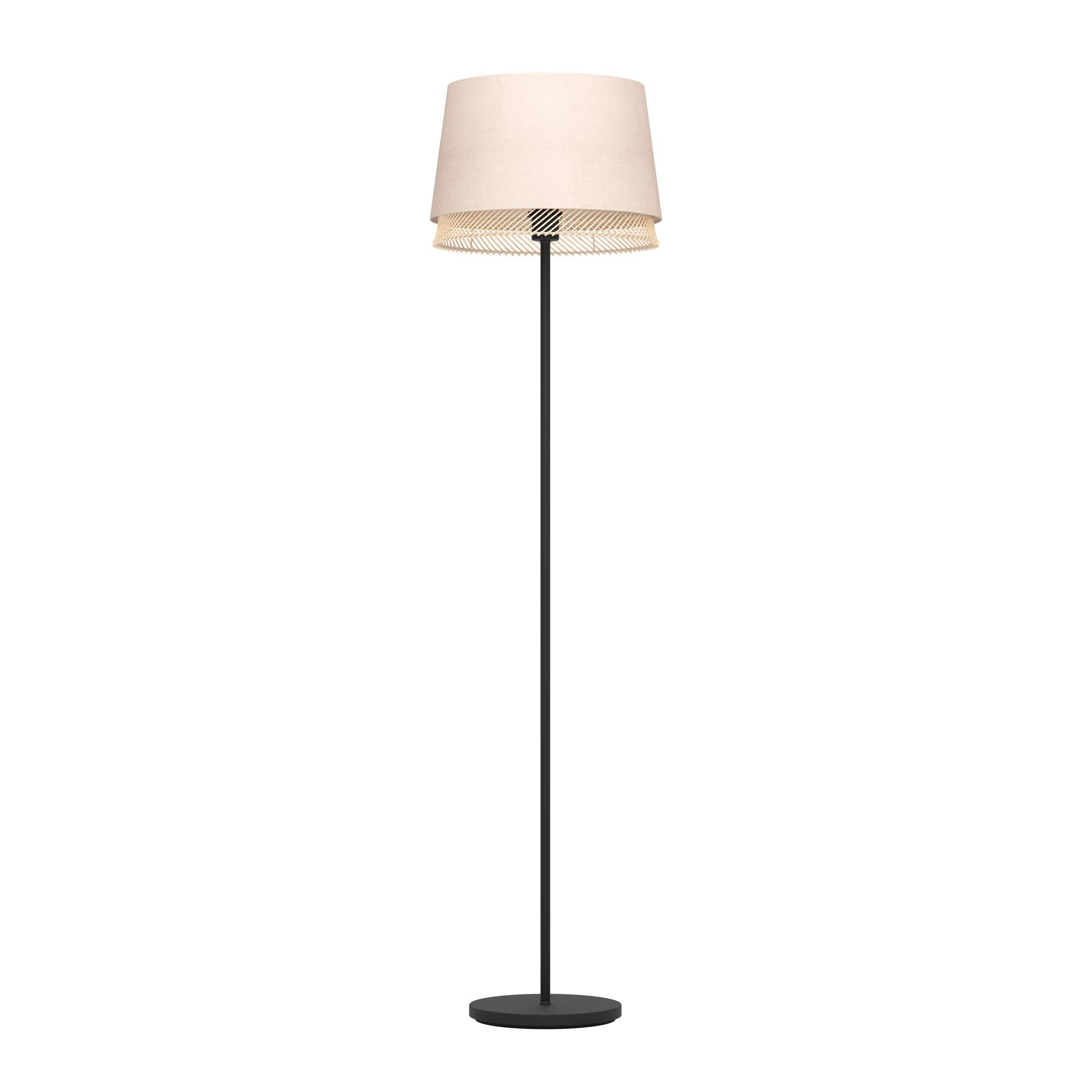 Lampadaire tissu beige TABLEY E27 1X40W