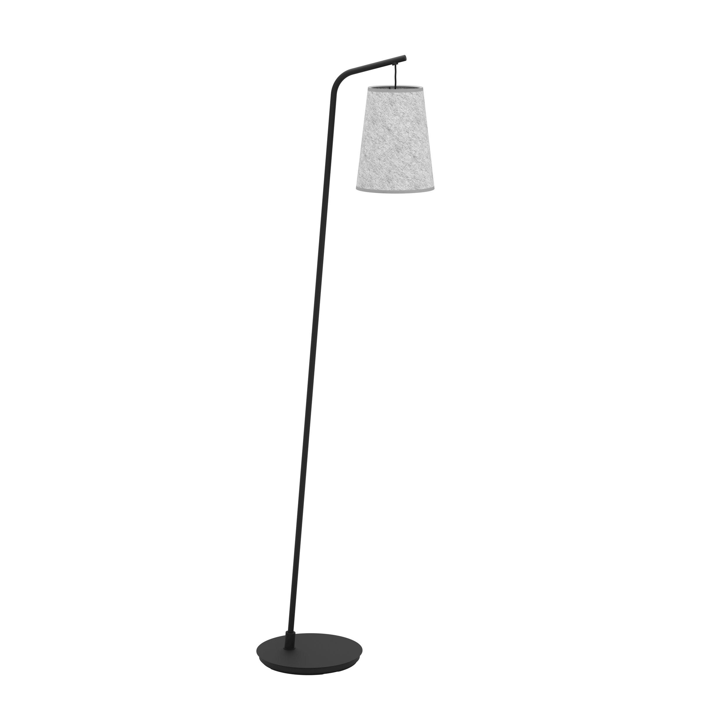 Lampadaire métal gris ALSAGER E27 1X40W